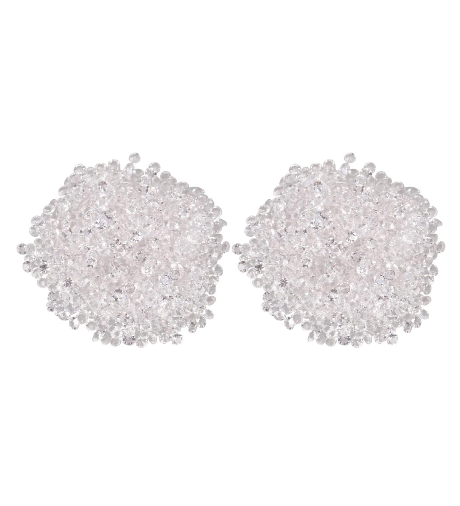 LAMELLIS 2880Pcs Micro-Diamond DIY Nails Rhinestones Crystal Flat Back Non Rhinestones Need Glue White - Buy Online on GoSupps.com