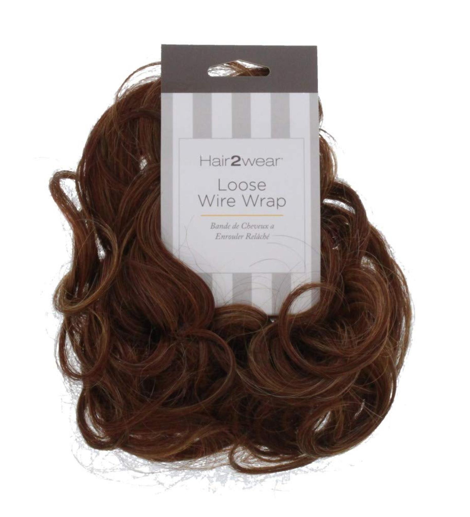 Hair2wear Loose Wire Wrap Medium Red - Red Highlights Ht3025S