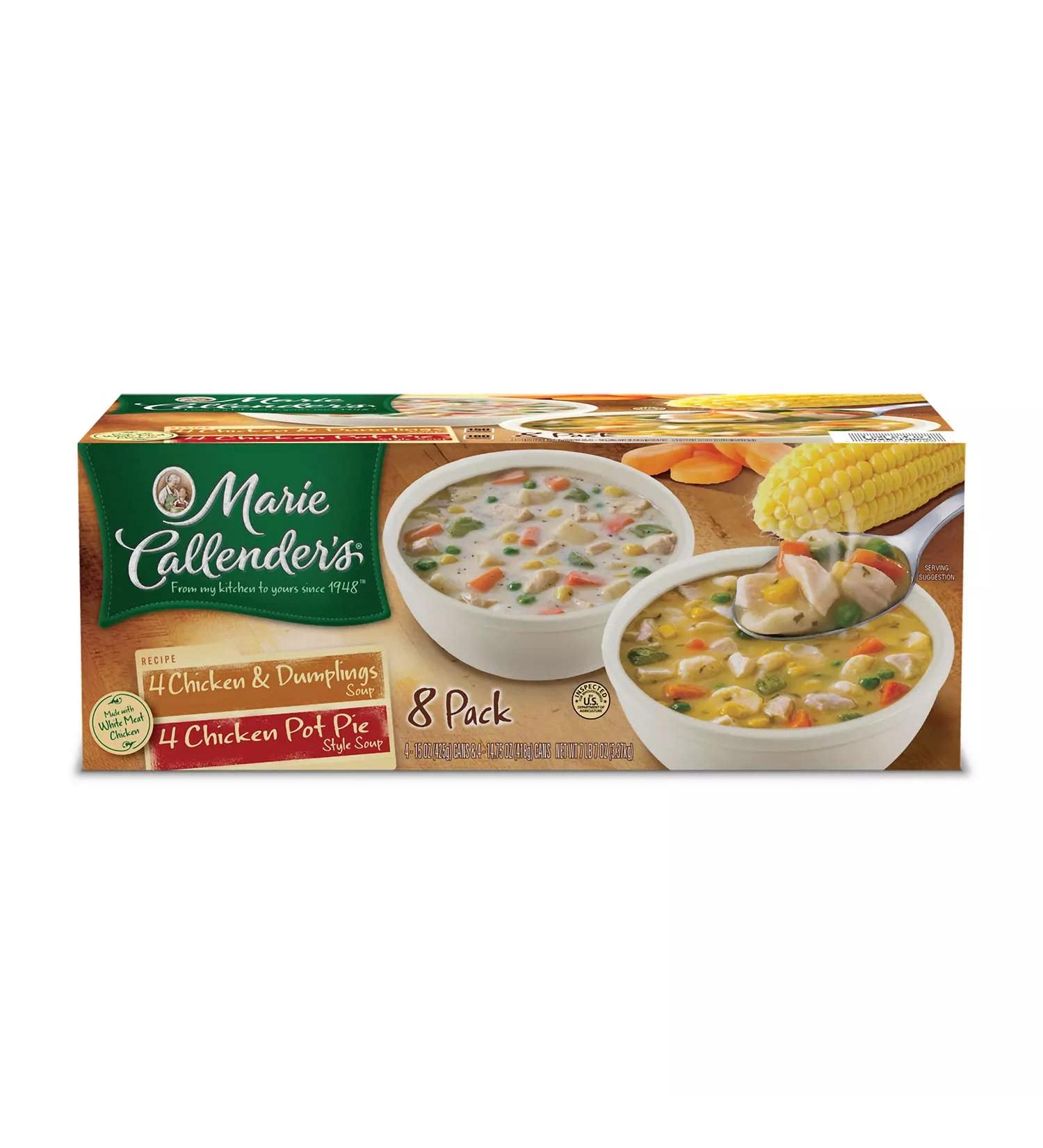 Marie Callender's Chicken Variety Soup 8 Pack - Delicious Comfort Food for Every Season - Buy Online on GoSupps.com