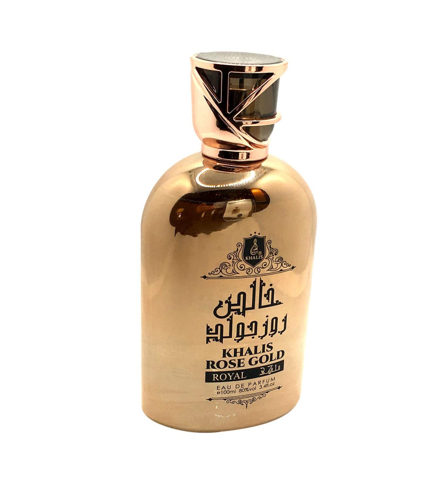 KHALIS Rose Gold Royal an Oriental Leather Perfume with Juniper Berries Leather Mint Tonka Beans Birch and Amber 3.4 Oz ROSE GOLD ROYAL 3.4 Fl Oz (Pack of 1) - Buy Online on GoSupps.com