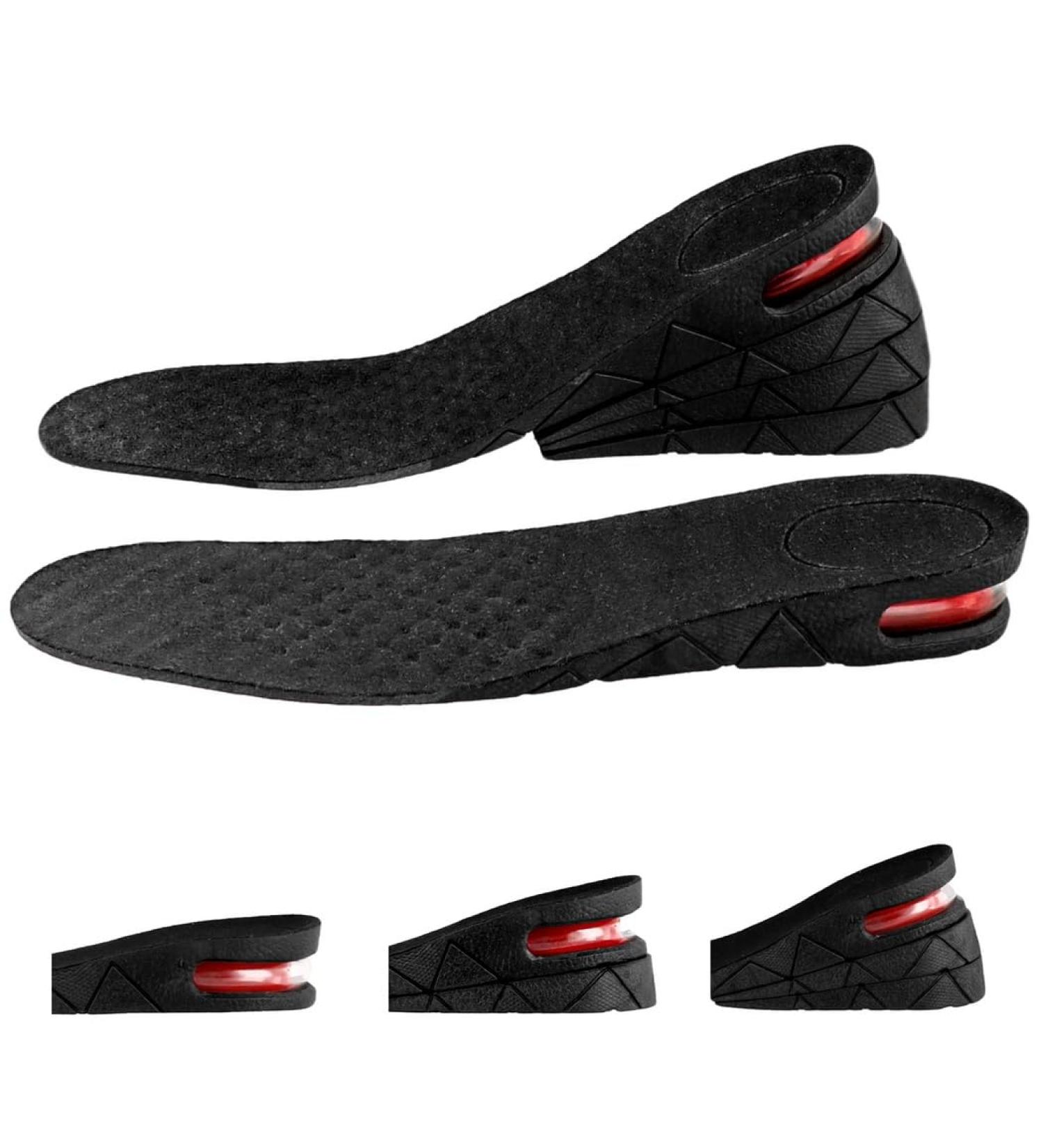 Adjustable 3-Layer Orthotic Heel Shoe Lift Kit | Height Increasing Insoles for Men & Women | Customizable 3Cm 5Cm 7Cm Flat Foot Comfort - Buy Online on GoSupps.com