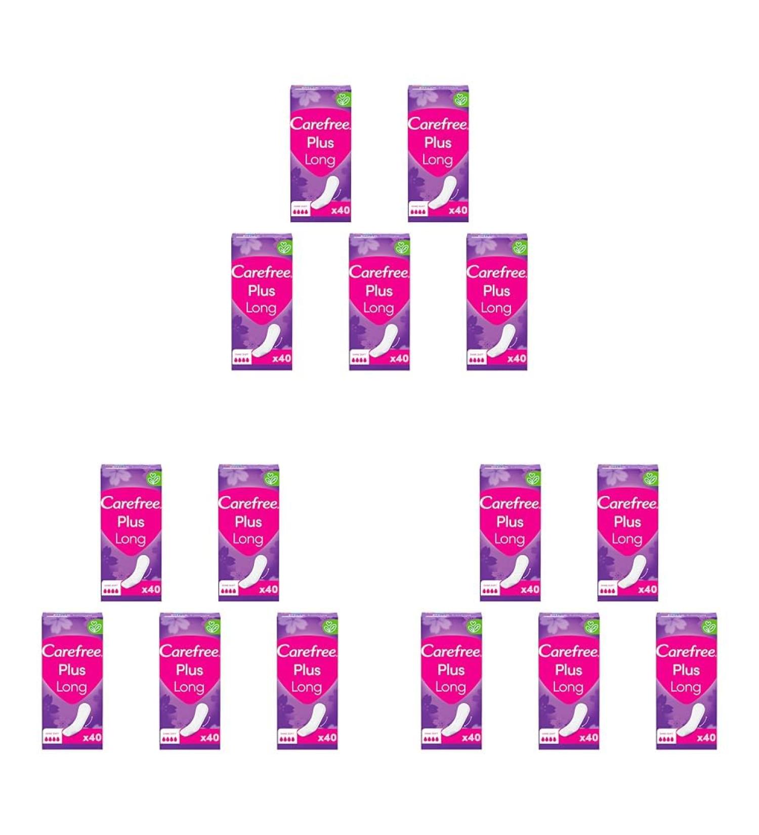 Carefree Slip Performance Plus Long - Super Absorbent & Perfumed (Pack of 3 x 40) - Ultimate Protection for All-Day Comfort - Buy Online on GoSupps.com