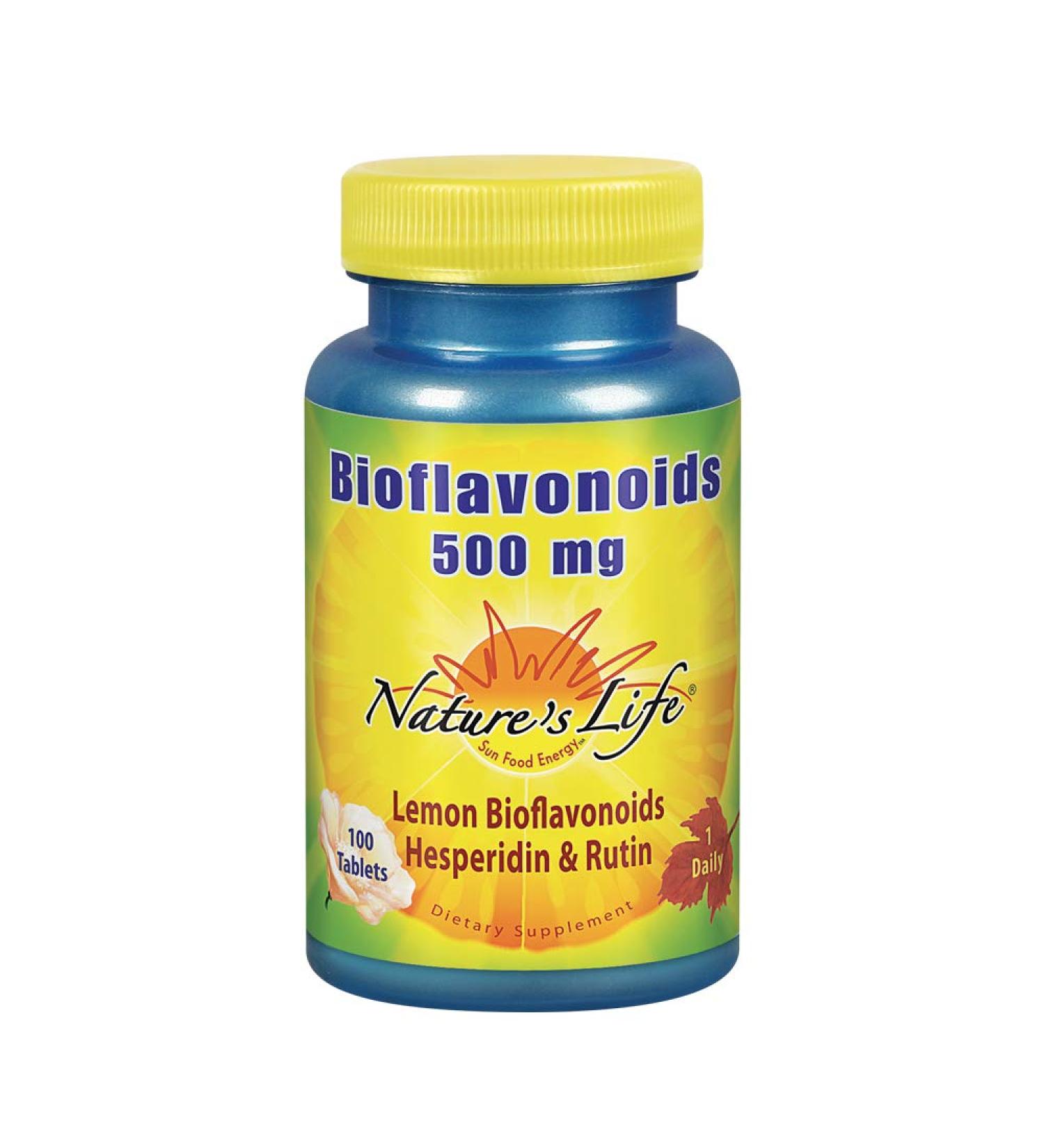 Nature's Life Bioflavonoids 500 mg - 100 Tablets | Antioxidant Support & Immunity Boost - Buy Online on GoSupps.com