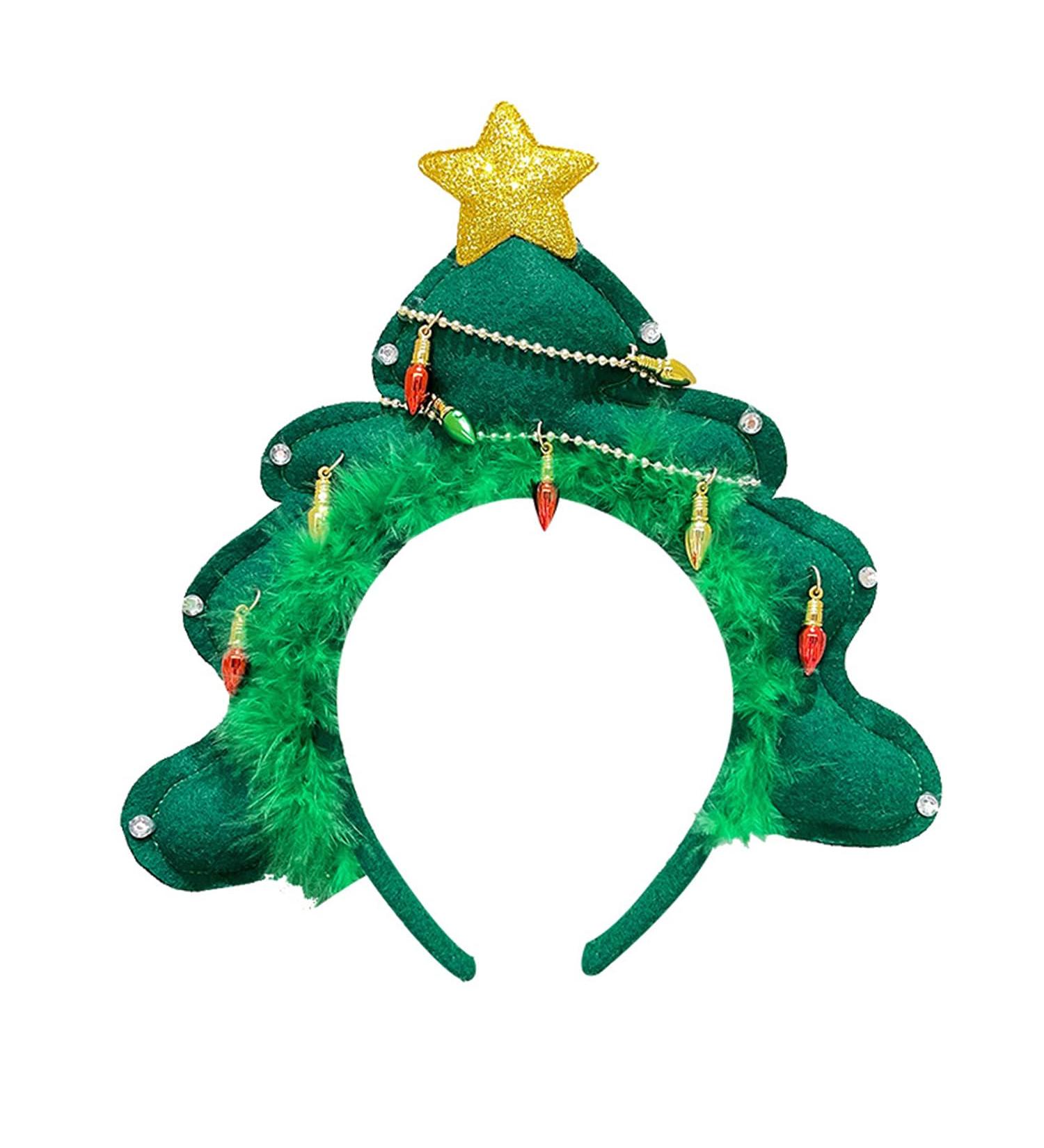 RmKbe Christmas Tree Headband with Bells Xmas Tree Headwear Christmas Headbands Christmas Fancy Dress Accessory for Adults - Buy Online on GoSupps.com