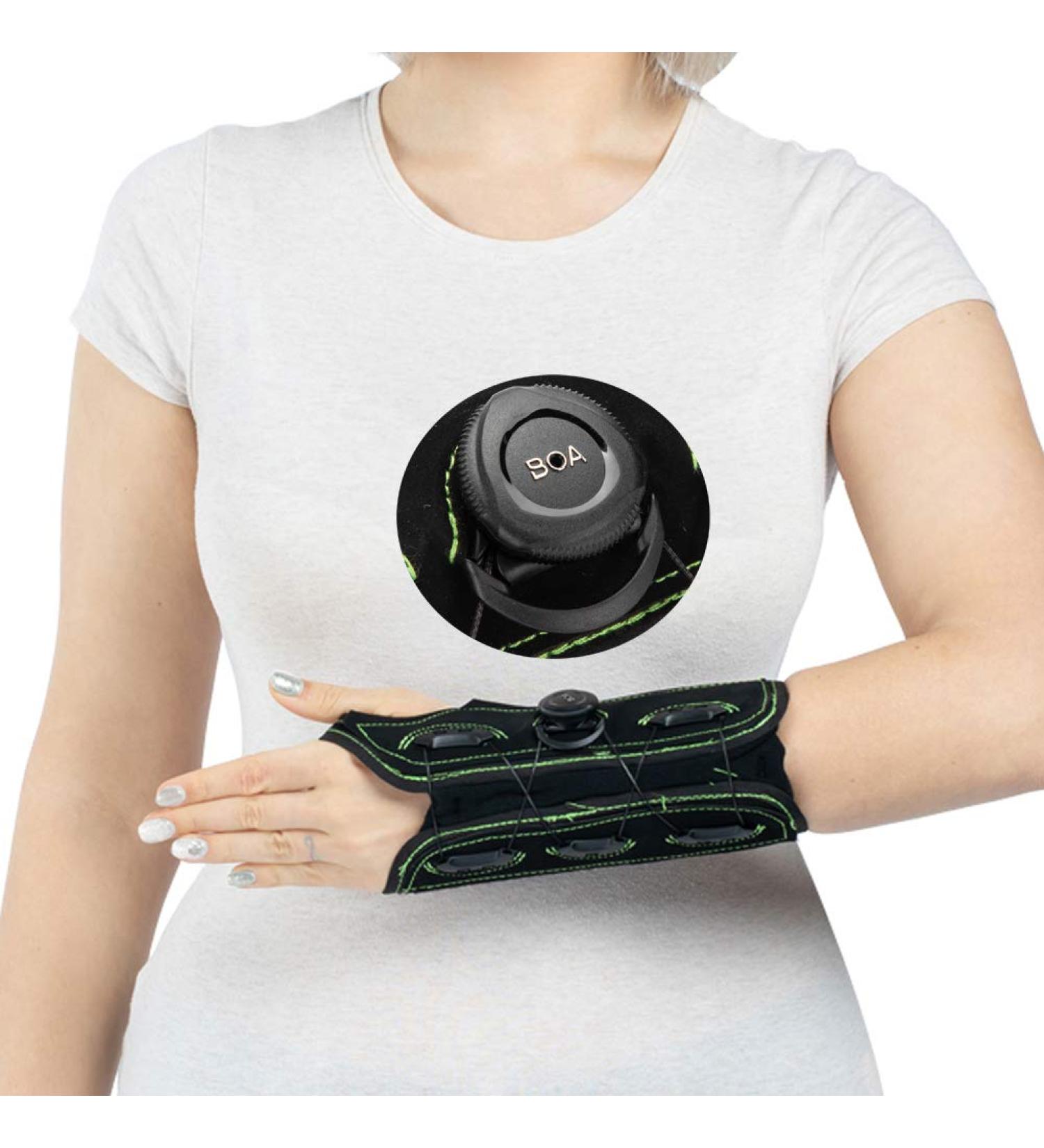 Carpal Tunnel Wrist Brace - Advanced BOA Technology Night Support for Sprains Arthritis & Tendonitis Relief - Medium Left Hand - Buy Online on GoSupps.com