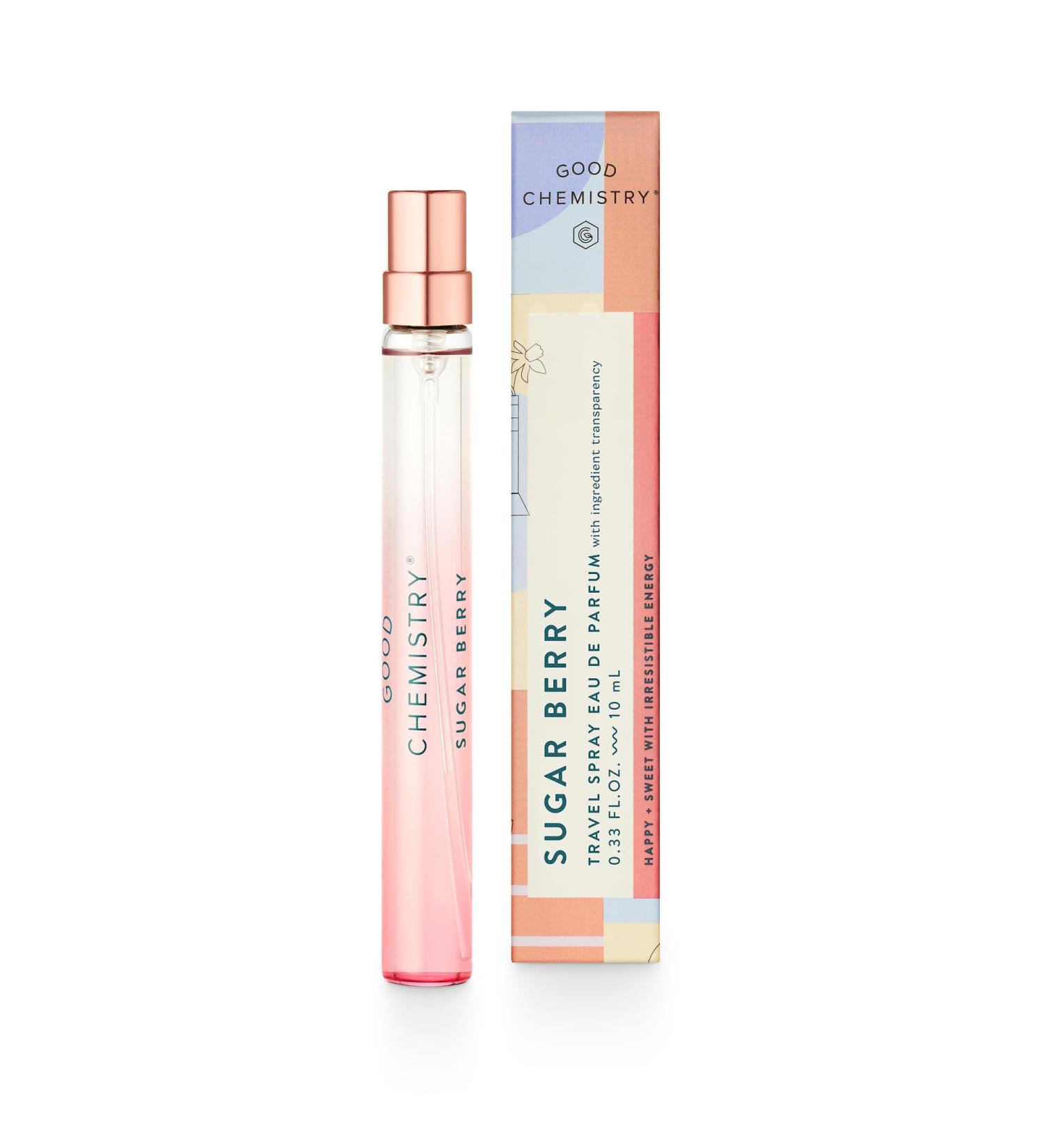 Good Chemistry Sugar Berry Eau de Parfume Travel Spray Sugar Berry 0.33 Fl Oz (Pack of 1) - Buy Online on GoSupps.com