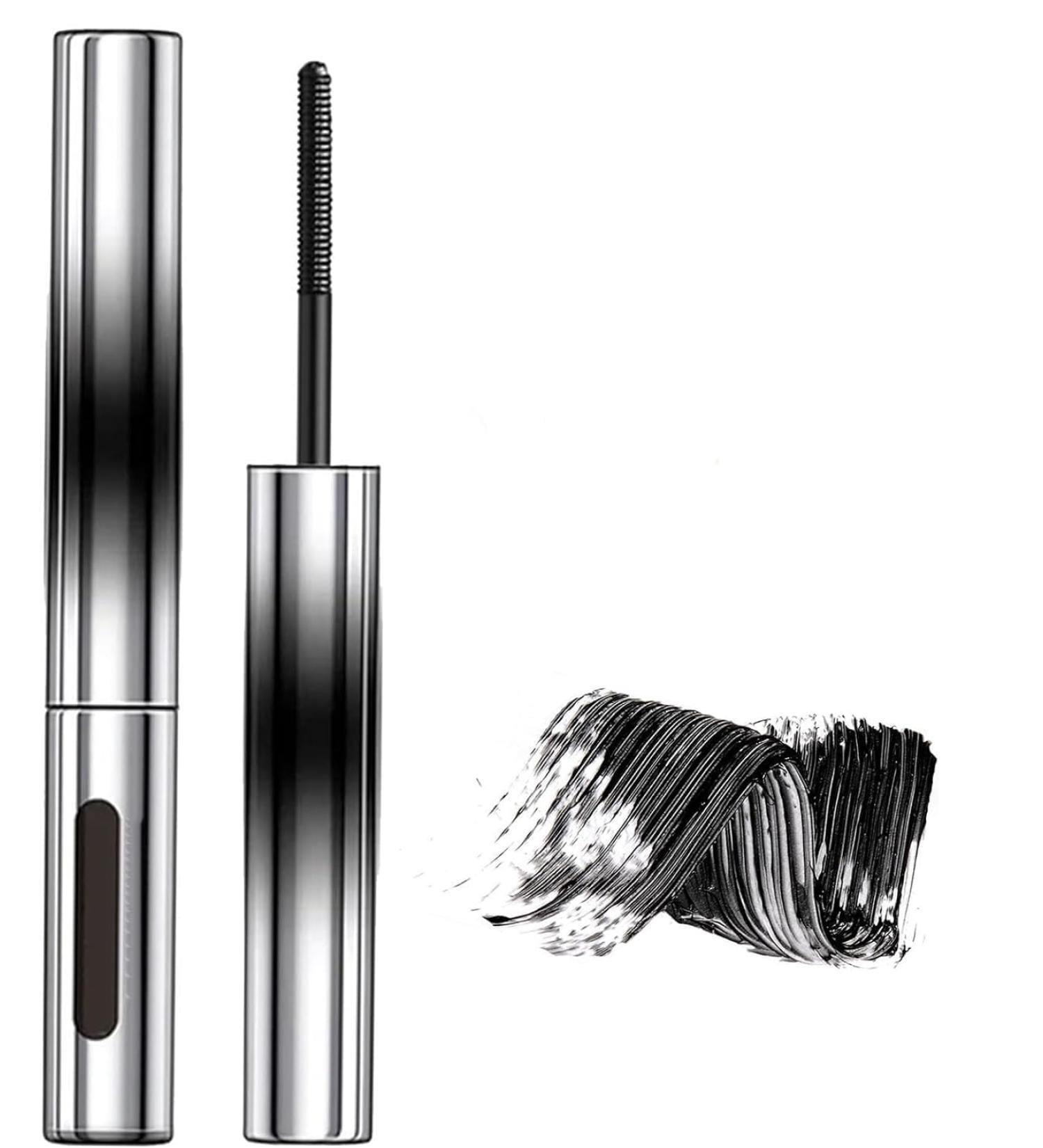 Hikaka Nour Iron Wand Mascara Metal Mascara Wand 3D Curling Iron Mascara Waterproof Long Lasting No Clumping Extremely Fine Brush Head Long and Curly (Black) - Buy Online on GoSupps.com