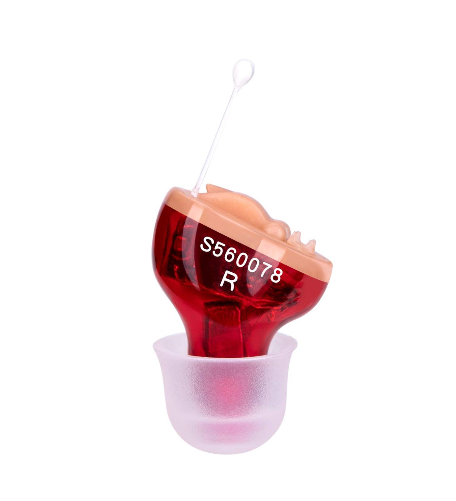 Hearing Amplifier for Seniors Adults - Noise-Cancelling, Invisible Sound Enhancer, As Seen On TV - Includes Cleaning Tools (RED) - Buy Online on GoSupps.com