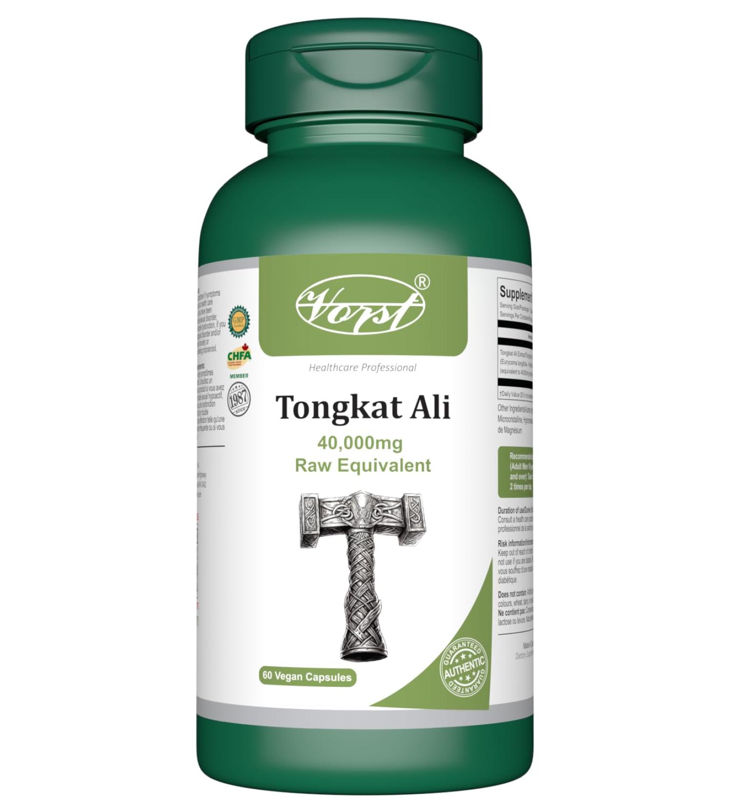 VORST Tongkat Ali Supplement for Men 40 000mg Raw Equivalent 60 Vegan Capsules | 200mg Root Extract at 200:1 Ratio | Pure Longjack | Max Strength Powder Pills | 1 Bottle 60 count (Pack of 1) - Buy Online on GoSupps.com