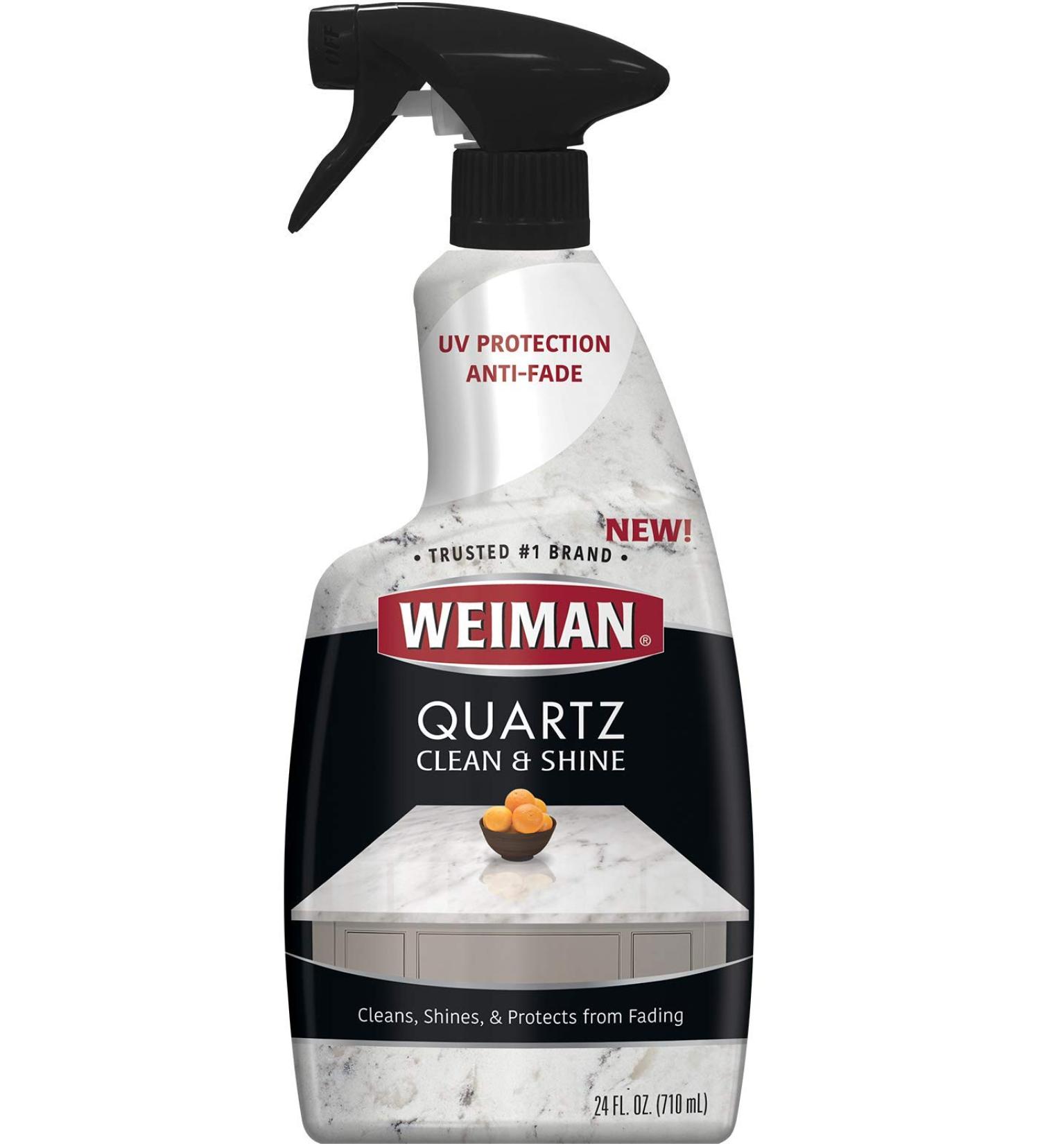 Weiman Quartz Countertop Cleaner and Polish - 24 oz - UV Protection for Quartz Surfaces - Buy Online on GoSupps.com
