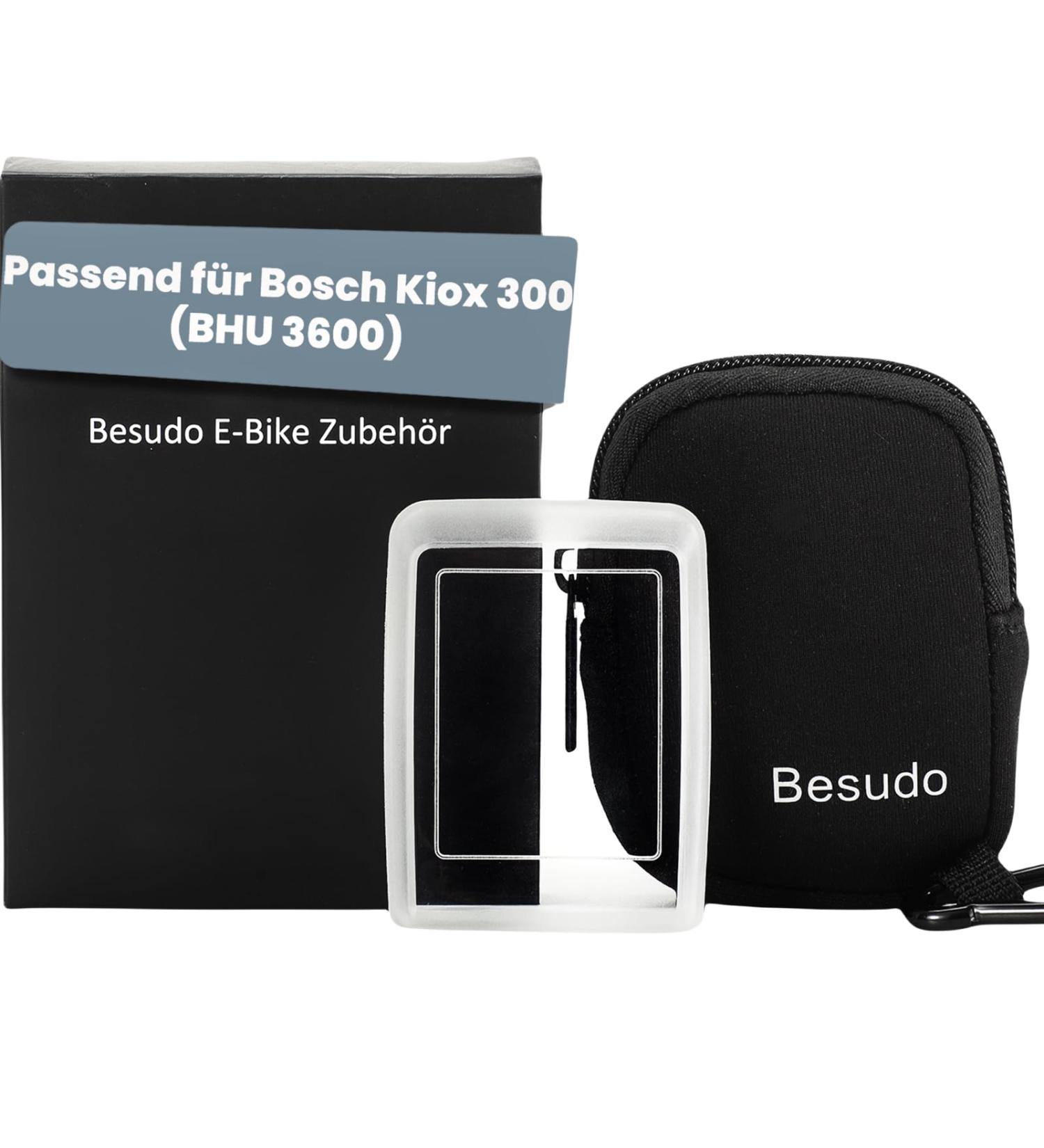 BESUDO Protective Cover Set for Bosch Kiox 300 Display | E-Bike Protection Bag Against Scratches & Bumps | Durable Bicycle Computer Case - Buy Online on GoSupps.com