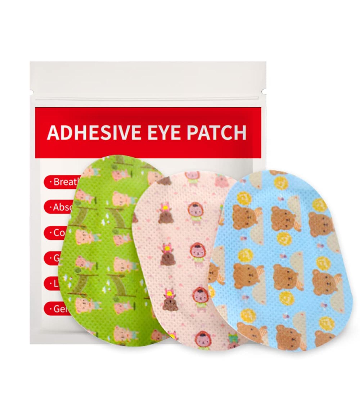 Buy Andicage Cute Self-Adhesive Eye Flaps for Children - 60 Pieces 3 Designs for Amblyopia & Lazy Eye Support - Buy Online on GoSupps.com