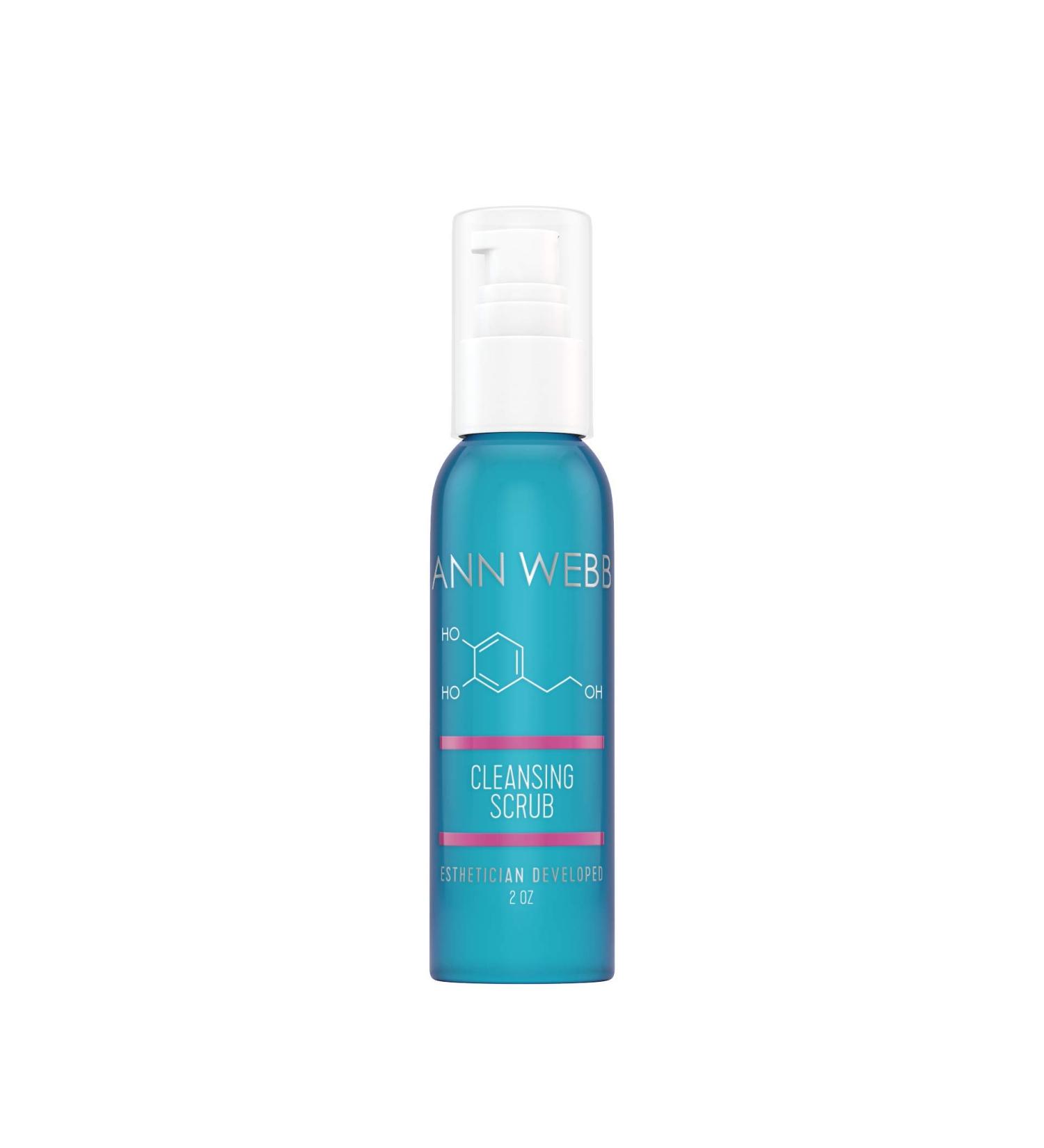 Facial Cleansing Scrub - All Natural Gentle Daily Exfoliating Facial Scrub Unclogs Pores Clears Blackheads & Acne - Leaves skin glowing - Super Hydrating Scrub won't damage your skin (2 oz) 2 Fl Oz (Pack of 1) - Buy Online on GoSupps.com