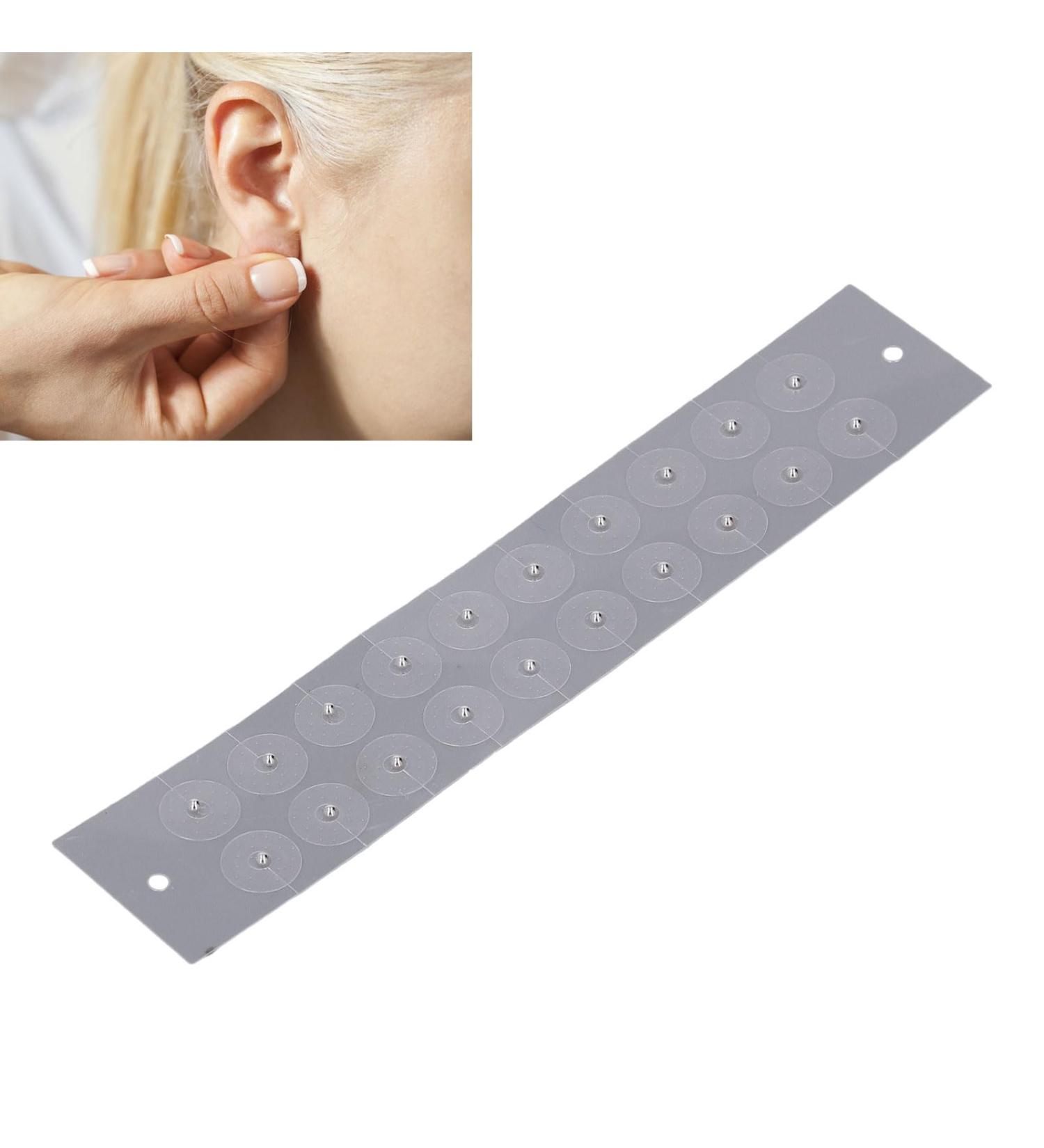 100 Pieces Auriculotherapy Ear Seeds - Painless Acupressure Stickers for Safe Blood Circulation | International Shipping - Buy Online on GoSupps.com
