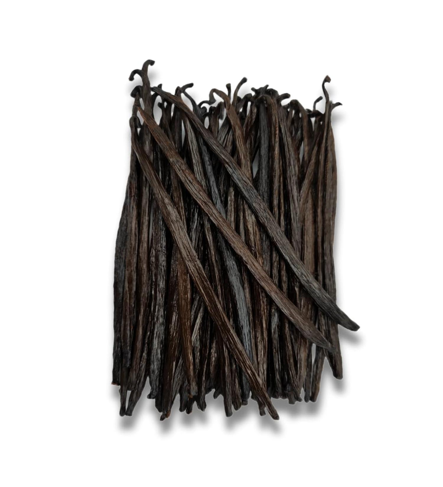 Indonesian Vanilla Beans Gourmet Grade-A For Extract And Baking By Weight (1/4 Lb (Pack of 1)) - Buy Online on GoSupps.com