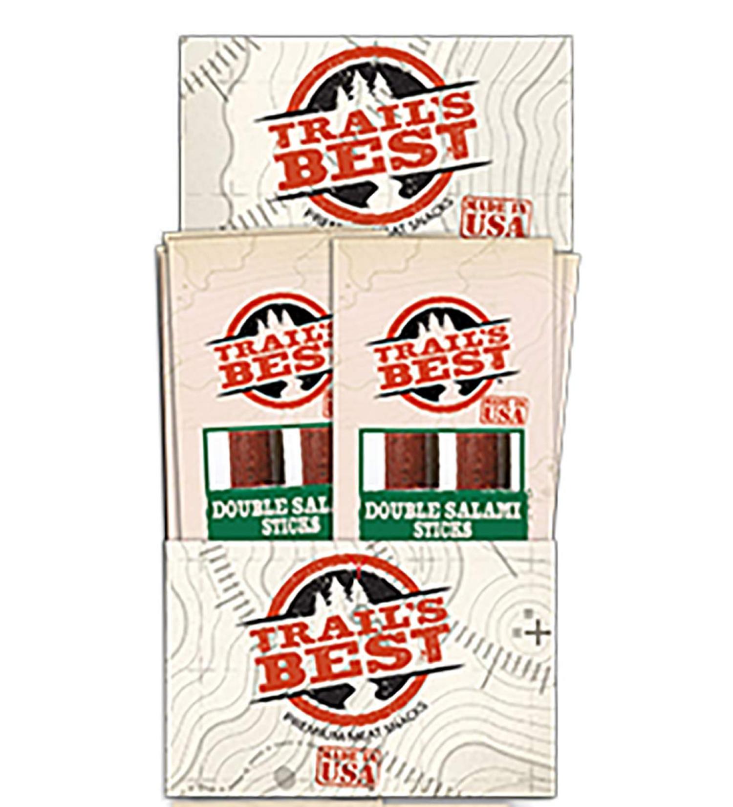 Trails Best Sticks Salami 1oz - Pack of 20 | Delicious Snack for On-the-Go - Buy Online on GoSupps.com