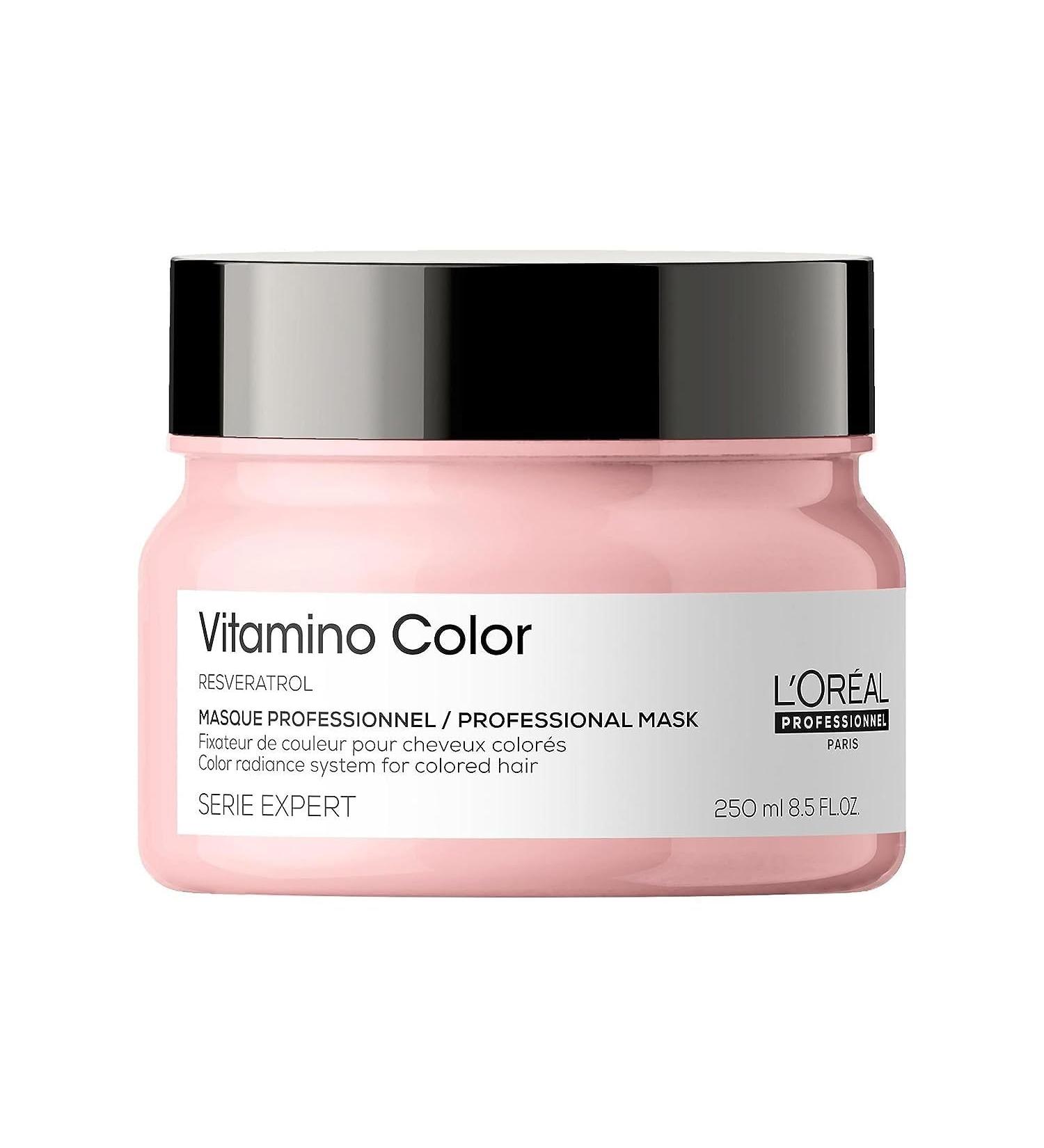 L'Or al Professionnel Vitamino Colour Hair Mask 250ml Infused with Resveratrol - Color-treated Hair Treatment - Buy Online on GoSupps.com