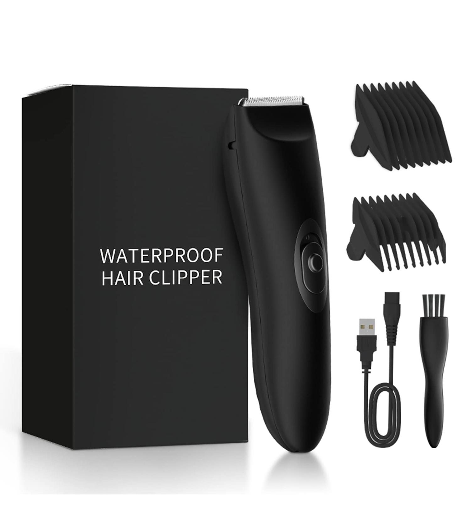 All-in-One Electric Body Groomer for Men - Waterproof USB Rechargeable Sensitive Skin Friendly - Map068 Black - Buy Online on GoSupps.com