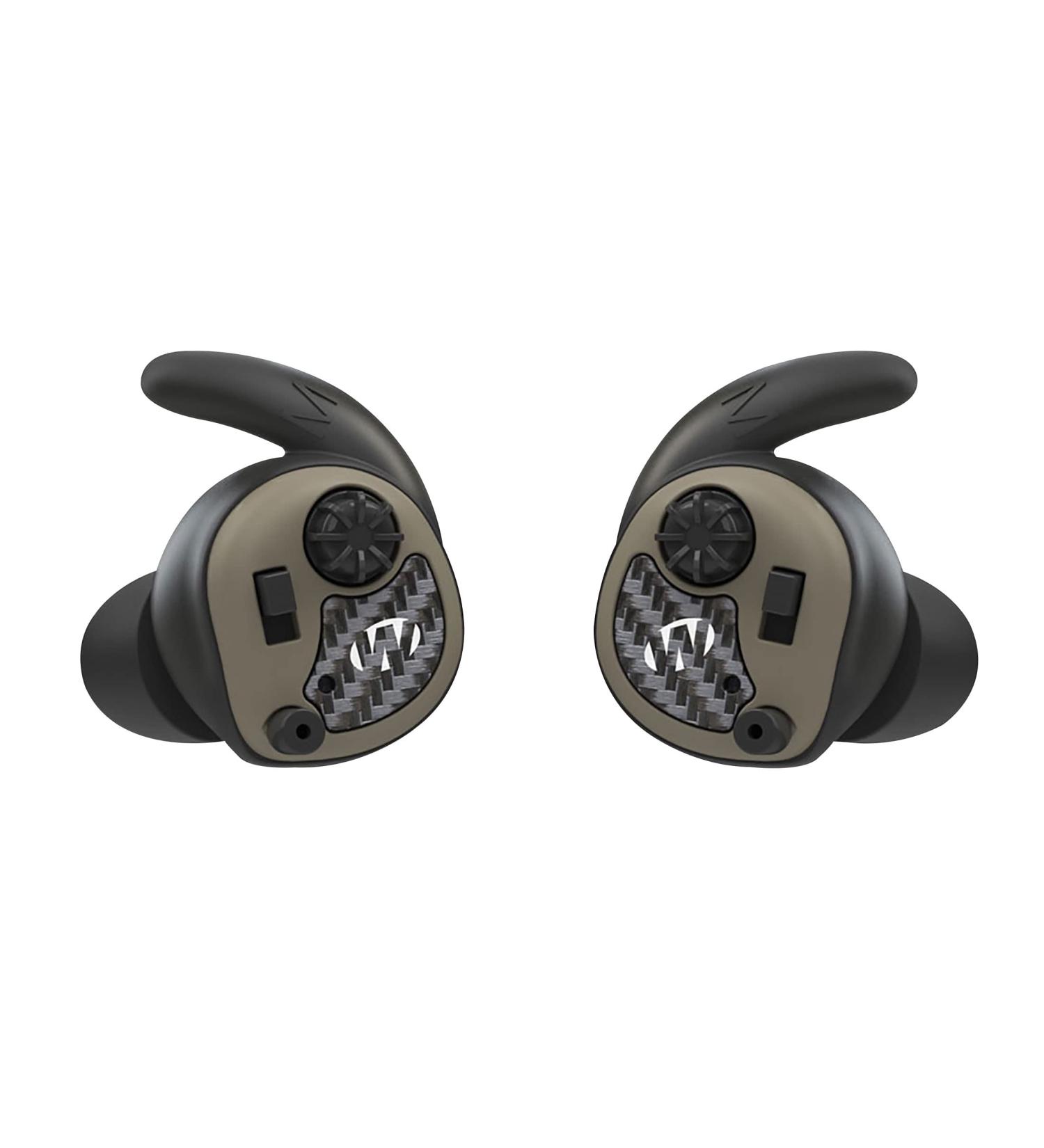 Walker's Silencer Electronic Ear Plugs (NRR 25dB) Flat Dark Earth Pair