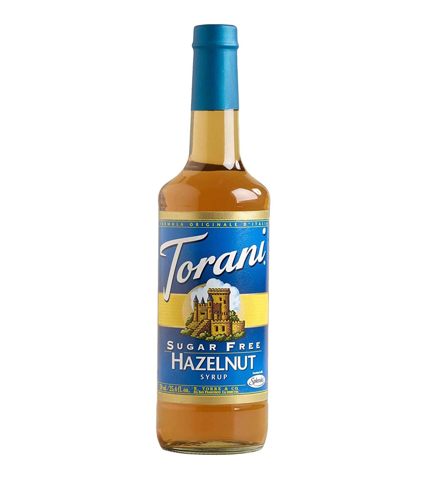 Torani Sugar Free Classic Hazelnut Syrup 750ml Syrup 750.0 ml (Pack of 1) - Buy Online on GoSupps.com