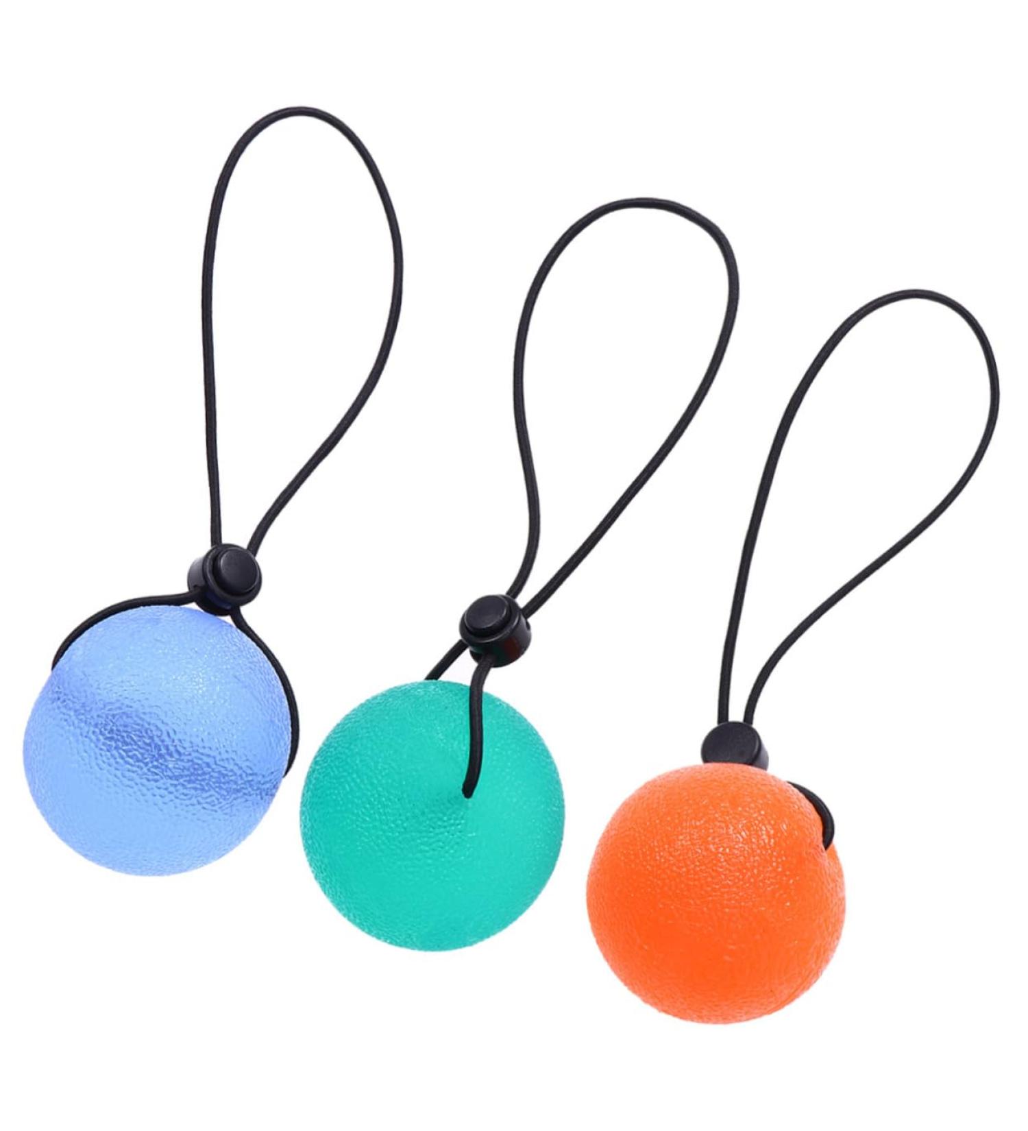 Enhance Strength & Therapy with HOMSFOU 3-Pack Fitness Hand Therapy Balls | Perfect for Squeeze Exercises & Power Training - Buy Online on GoSupps.com