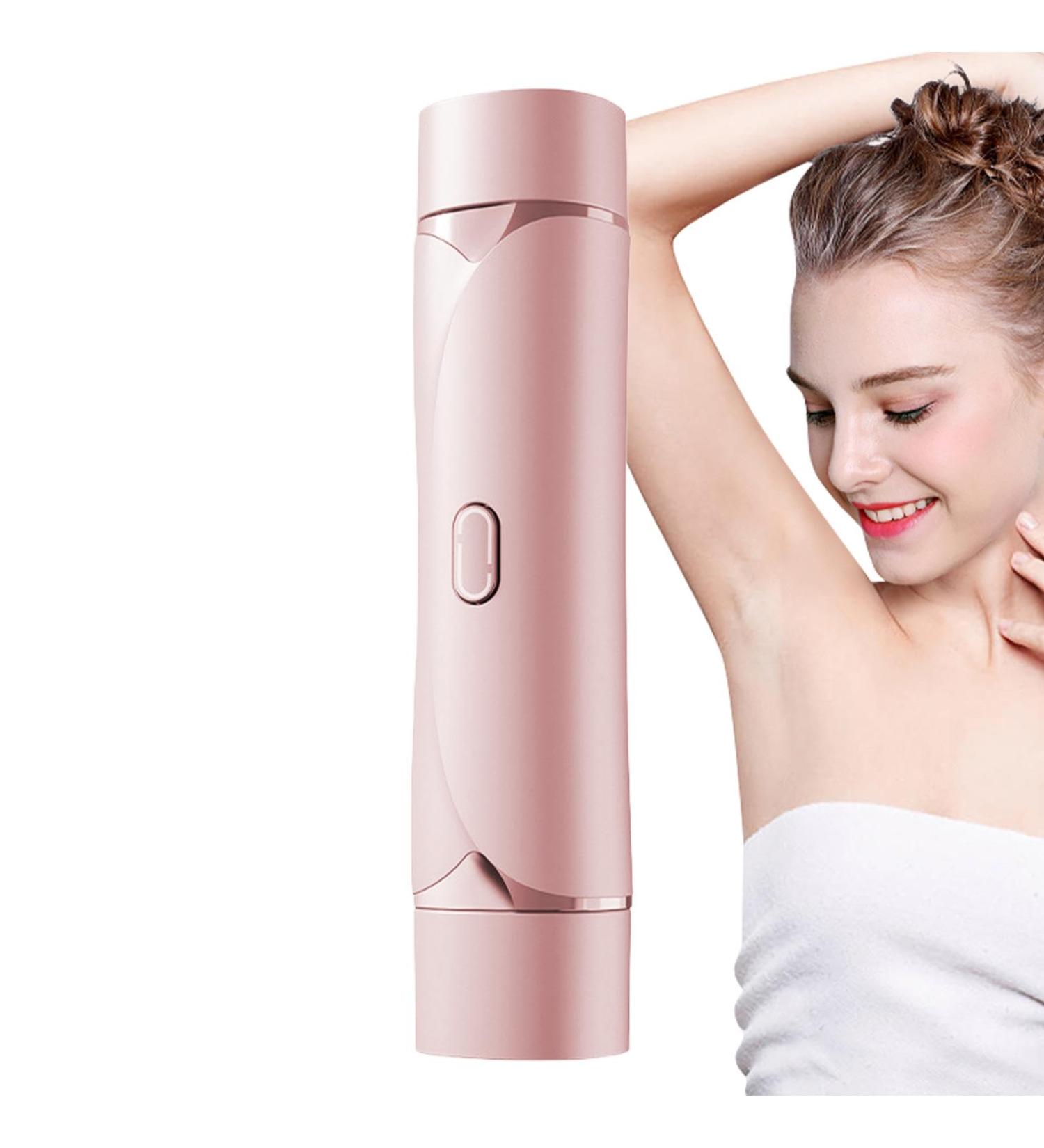 Bikini shaver for women bikini shaver cordless double head shaver for body facial hair remover care kit for face lips chin armpit legs Pink - Buy Online on GoSupps.com