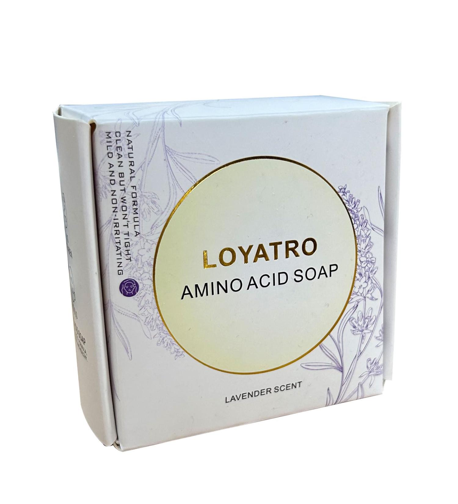 Lavender Essential Facial Cleansing Bar with Glycerin Pure & Transparent Gentle Face Wash Bar Soap Free of Harsh Detergents Dyes & Hardeners 3.5 oz