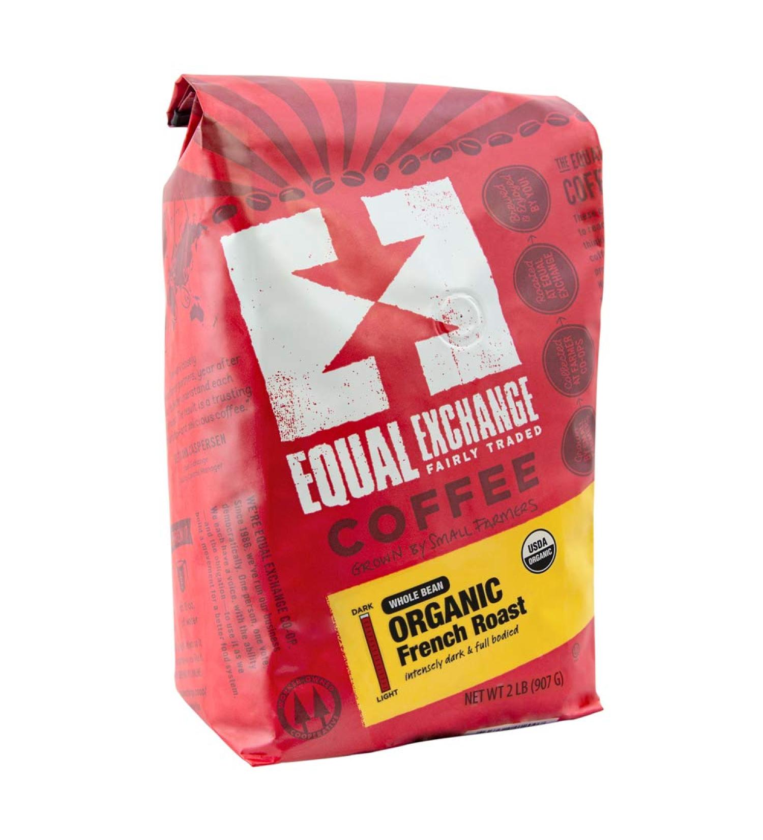 Buy Equal Exchange Organic French Roast Coffee - Whole Bean 2 lb | Quality Brew - Buy Online on GoSupps.com