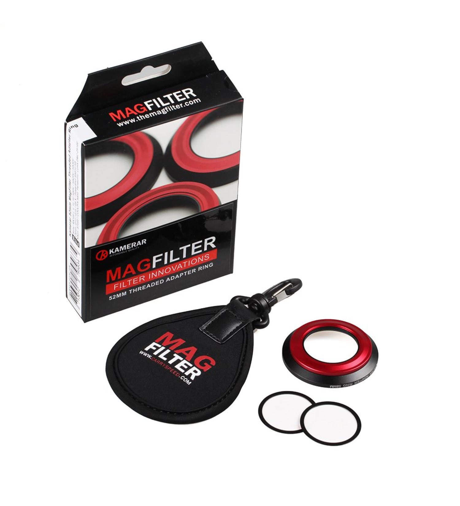 Kamerar MagFilter 52mm Adapter Ring with Carrier Bag for Sony RX100 Canon G7X Nikon Panasonic - Buy Online on GoSupps.com