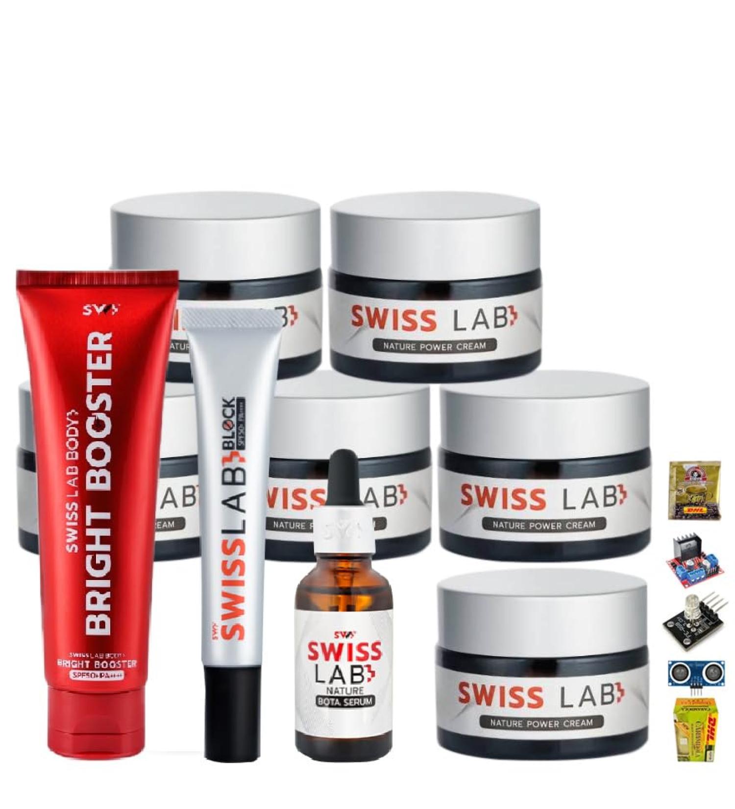 Swisslab Skincare Collection - 1+1+1+6 Moisture Nourish Power Cream Set | Free Beauty Gifts International Shipping - Buy Online on GoSupps.com