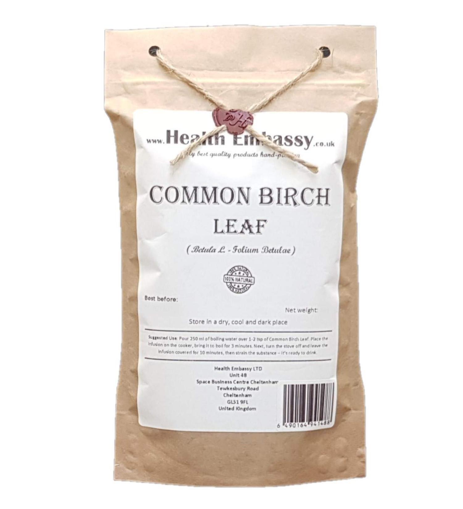 Common Birch Leaf Tea | Feuille De Bouleau Tisane | Folium Betulae | Health Embassy (100g) - Buy Online on GoSupps.com