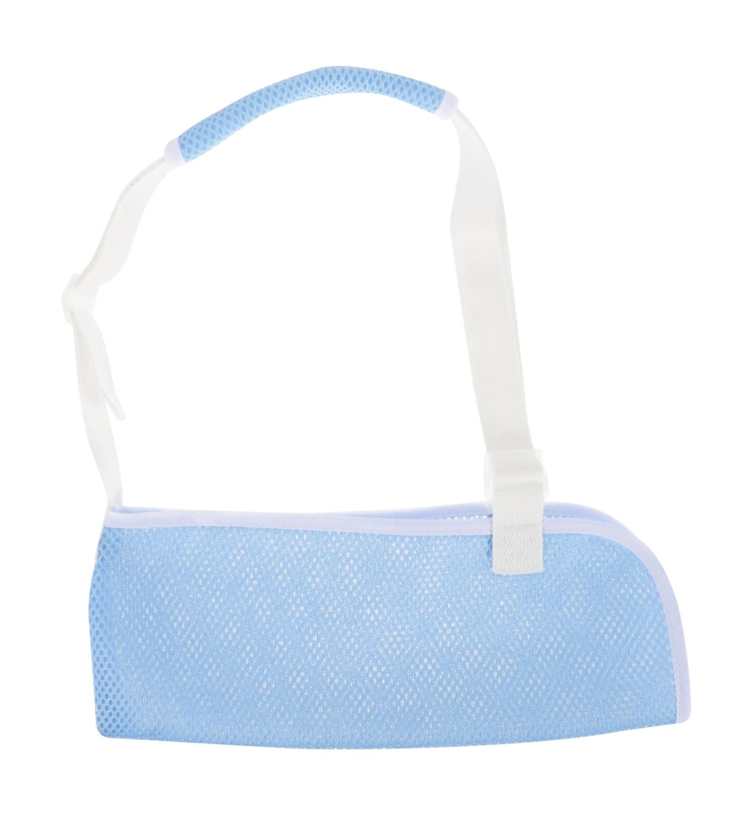 FELTECHELECTR Children's Arm Sling Arm Immobilizer Sling Arm Brace Shoulder Injury Sling Arm Sling Net 50X27CM Sky-blue - Buy Online on GoSupps.com