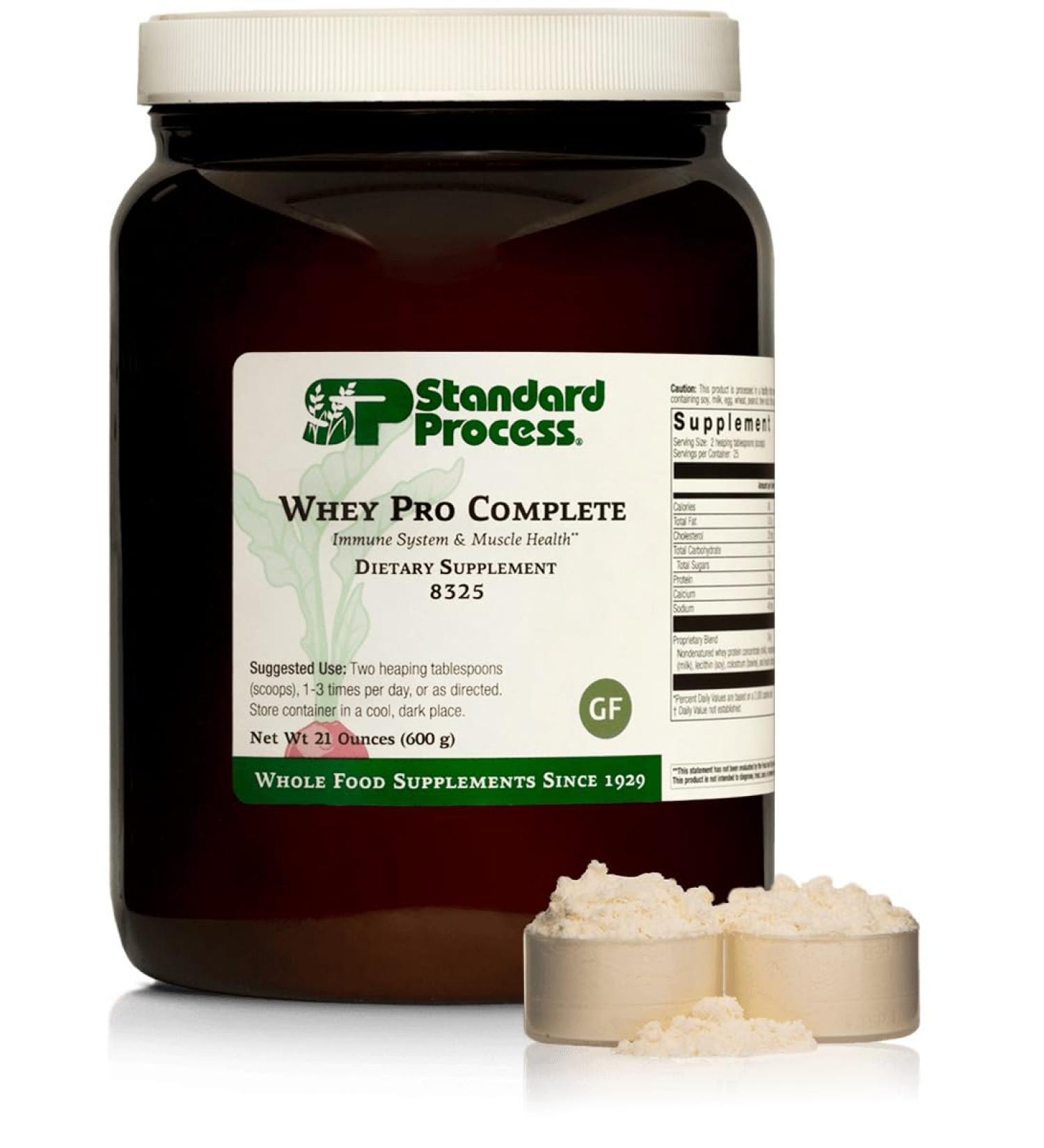 Buy Standard Process Whey Pro Complete - Whole Food Immune Support with Colostrum & Chicory Root - 21oz | International Shipping - Buy Online on GoSupps.com