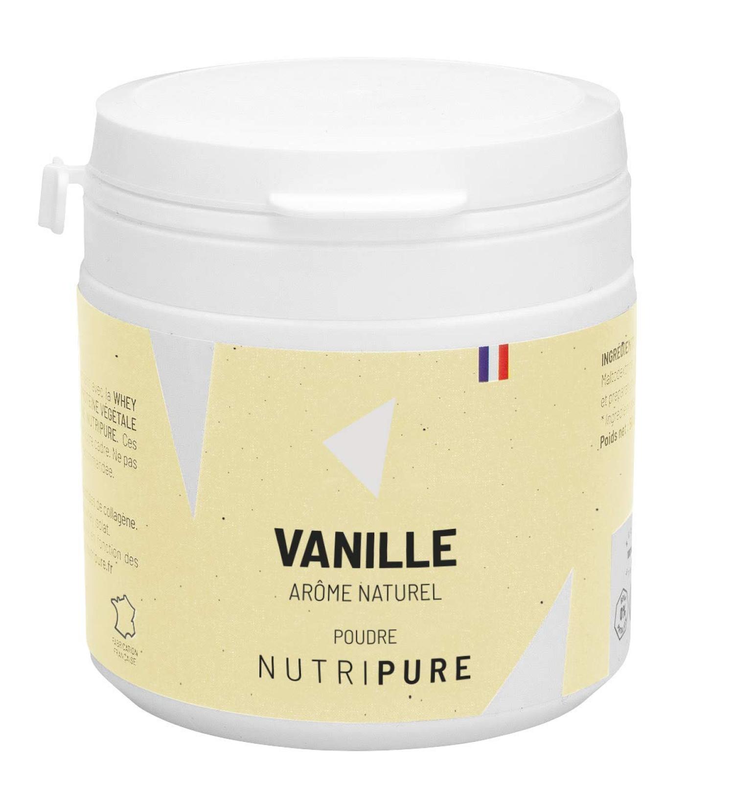 Nutripure | Natural flavors for whey vegetable protein collagen | 8 flavors to vary the pleasures according to your desires | 100% natural ingredients | No sweeteners | Vanilla | Made in France