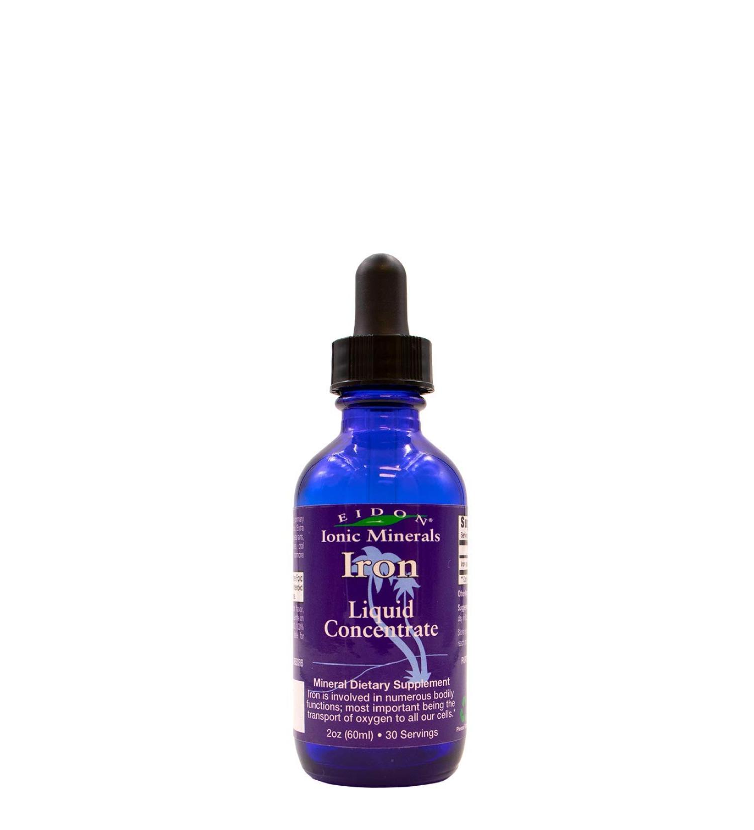 EIDON IONIC MINERALS Iron Liquid Concentrate 2oz
