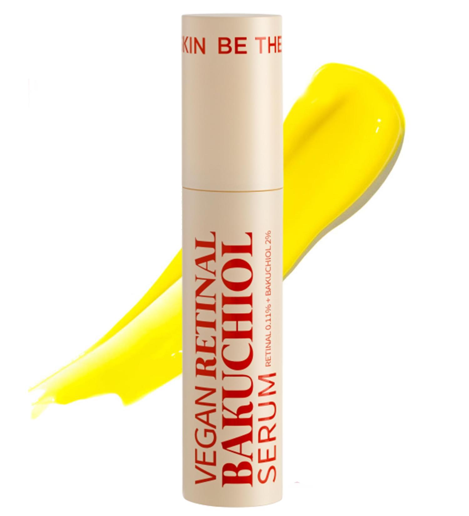 BE THE SKIN Vegan Retinal Bakuchiol Serum - Anti Aging Face Serum for Lines Wrinkles Pores - Gentle Skincare for Day & Night - Hypoallergenic Korean Skincare 0.68 oz. - Buy Online on GoSupps.com