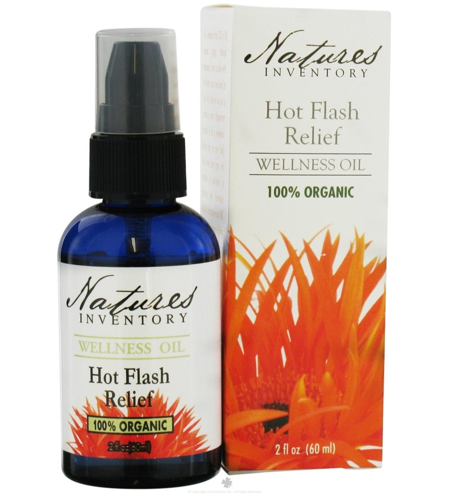 Hot Flashes Wellness Oil Nature's Inventory 2 fl oz (60ml) Liquid