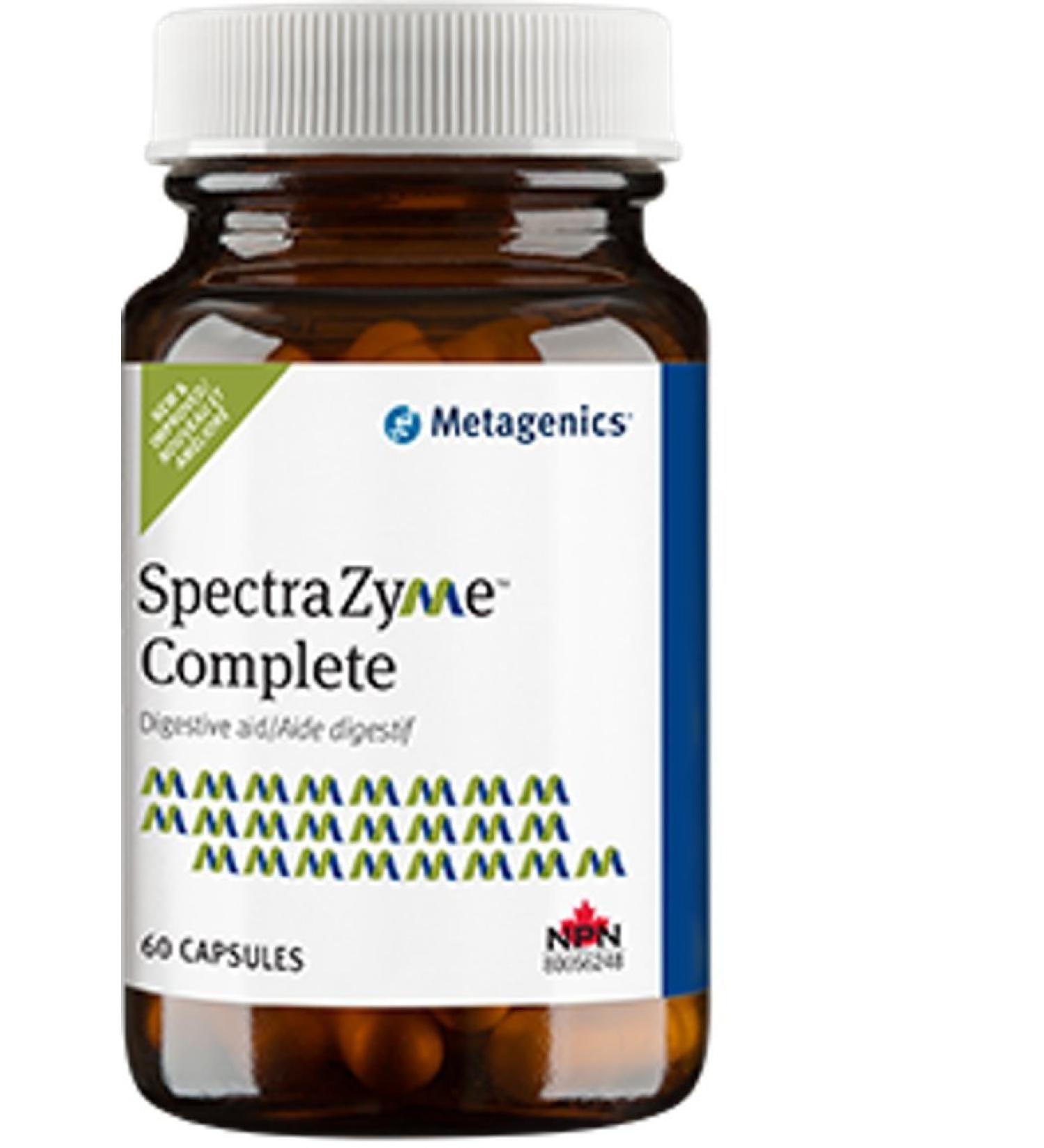Metagenics - SpectraZyme Complete - Digestive Support - 60 Capsules