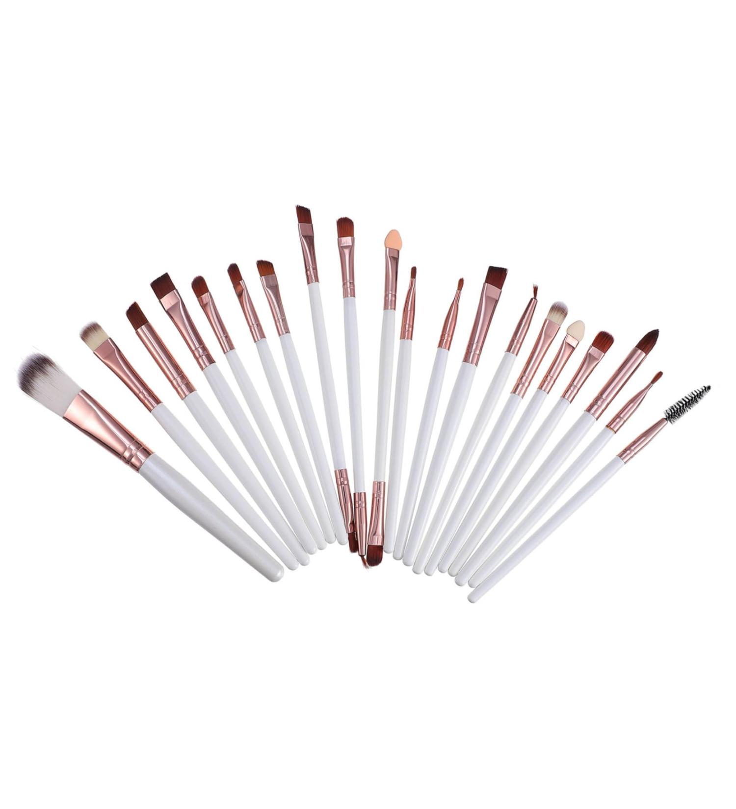 FRCOLOR 20pcs Makeup Brush Set - Professional Synthetic Brushes for Blush Eyeshadow & Concealers - Perfect for Flawless Application - Ships Internationally - Buy Online on GoSupps.com