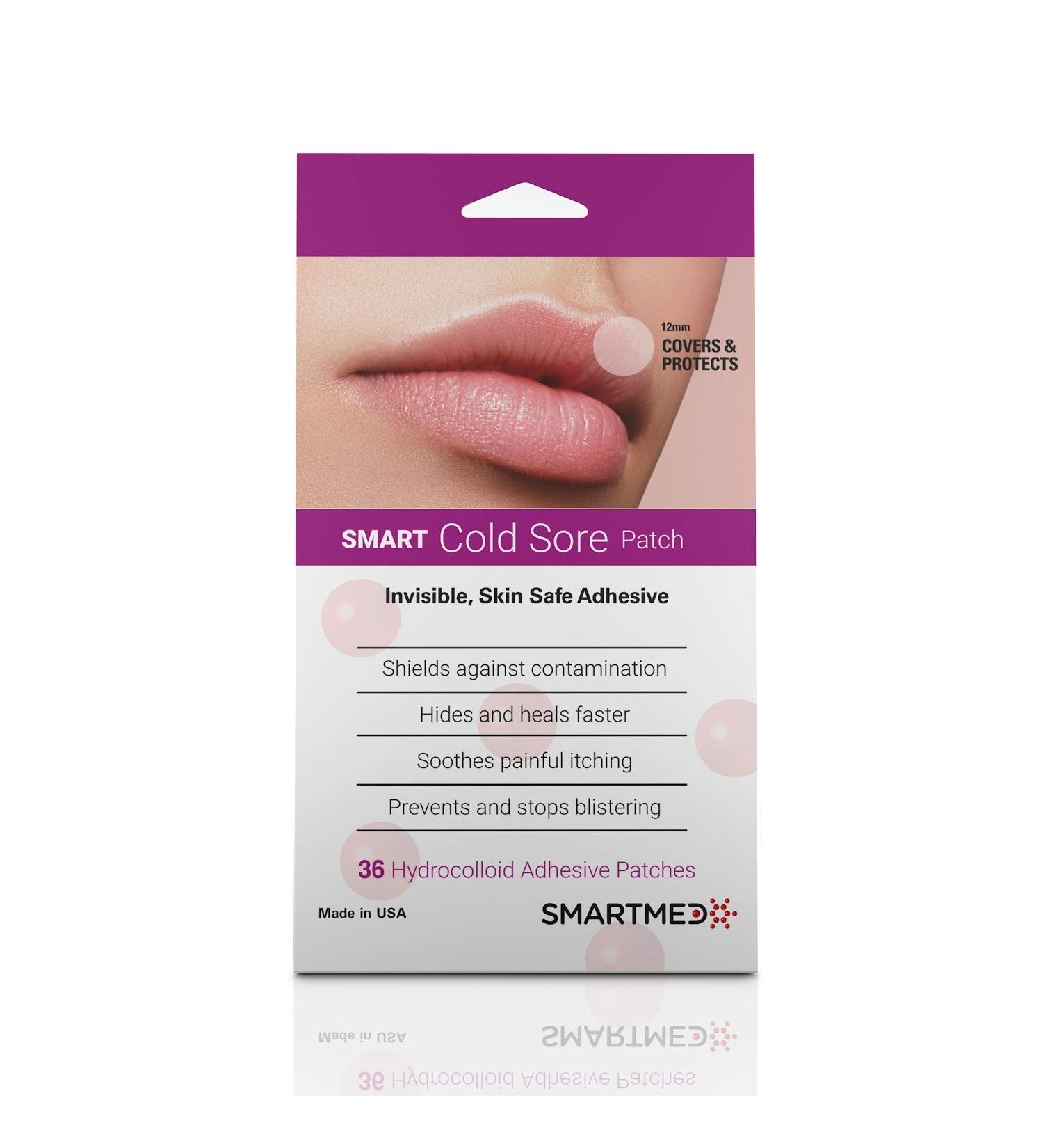 Smart Cold Sore Treatment Patch 36 ct - Soothes Itching & Burning | Discrete & Invisible Skin-Safe Adhesive - Buy Online on GoSupps.com