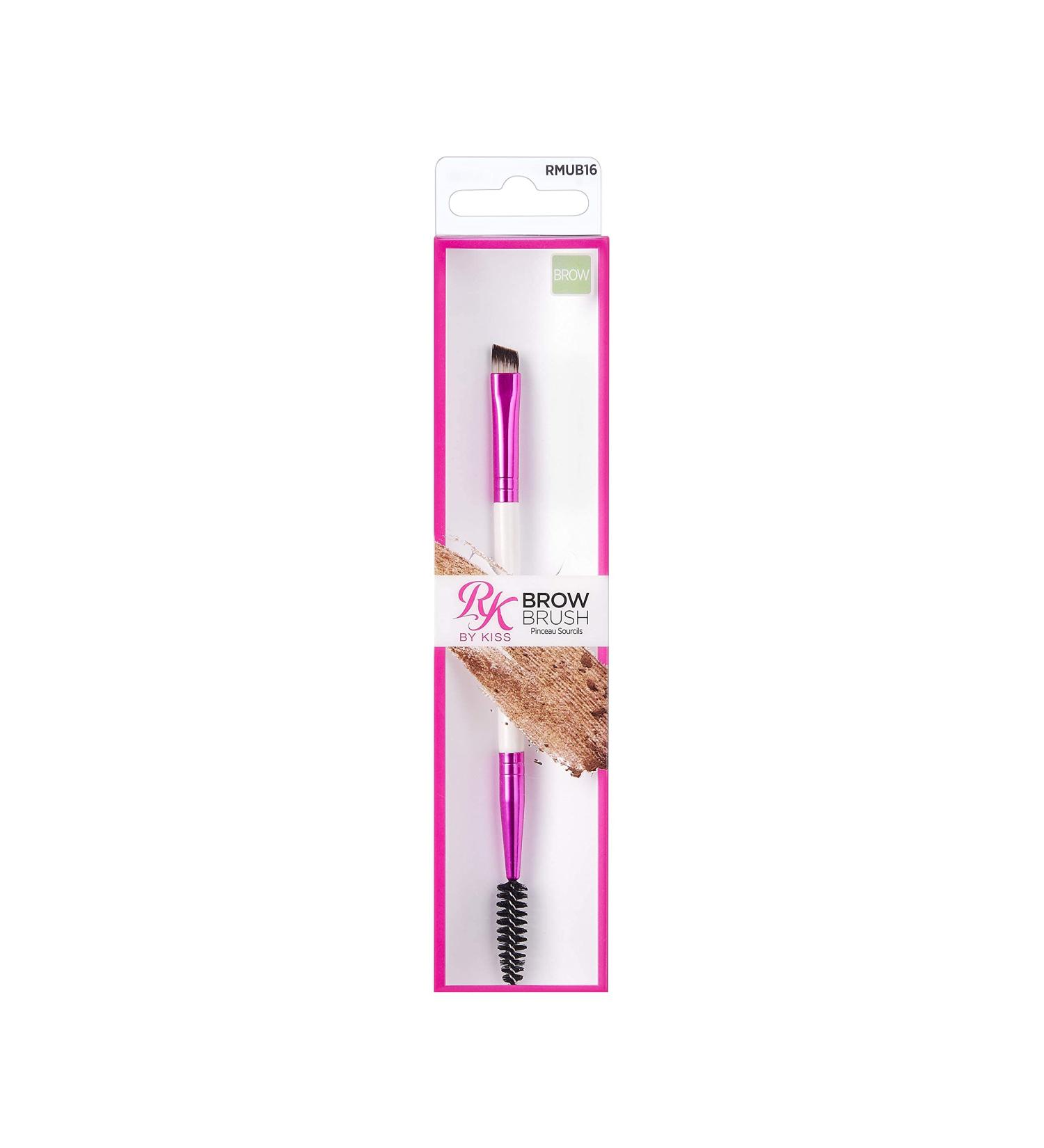 Buy Kiss Ruby Kisses Make-Up Brush for Perfect Brows & Spoolie | International Shipping Available - Buy Online on GoSupps.com