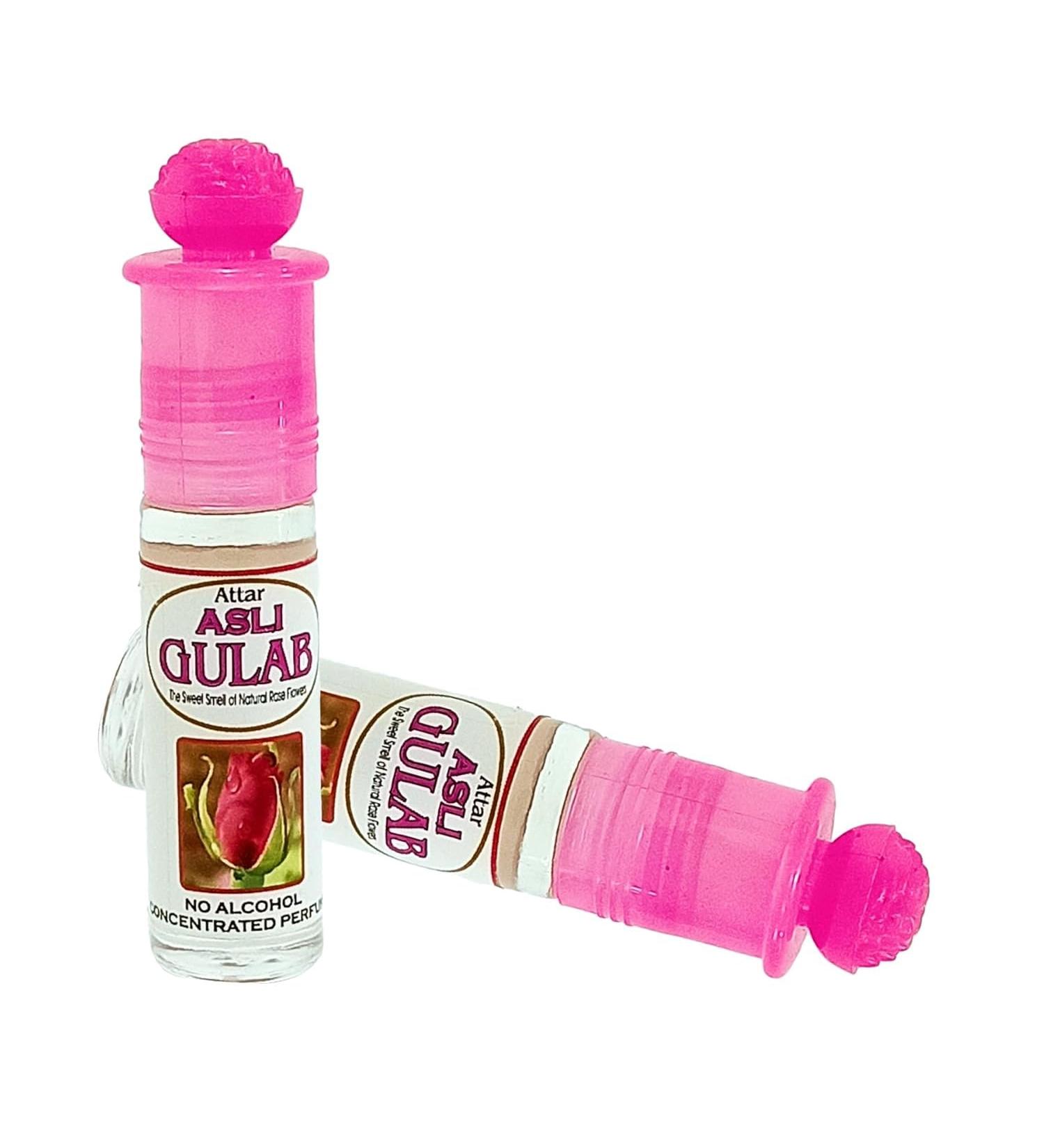 SUGANDH BHANDAR Gulab Rose Attar Roll On for Men and Women 6ml (Non-Alcoholic)