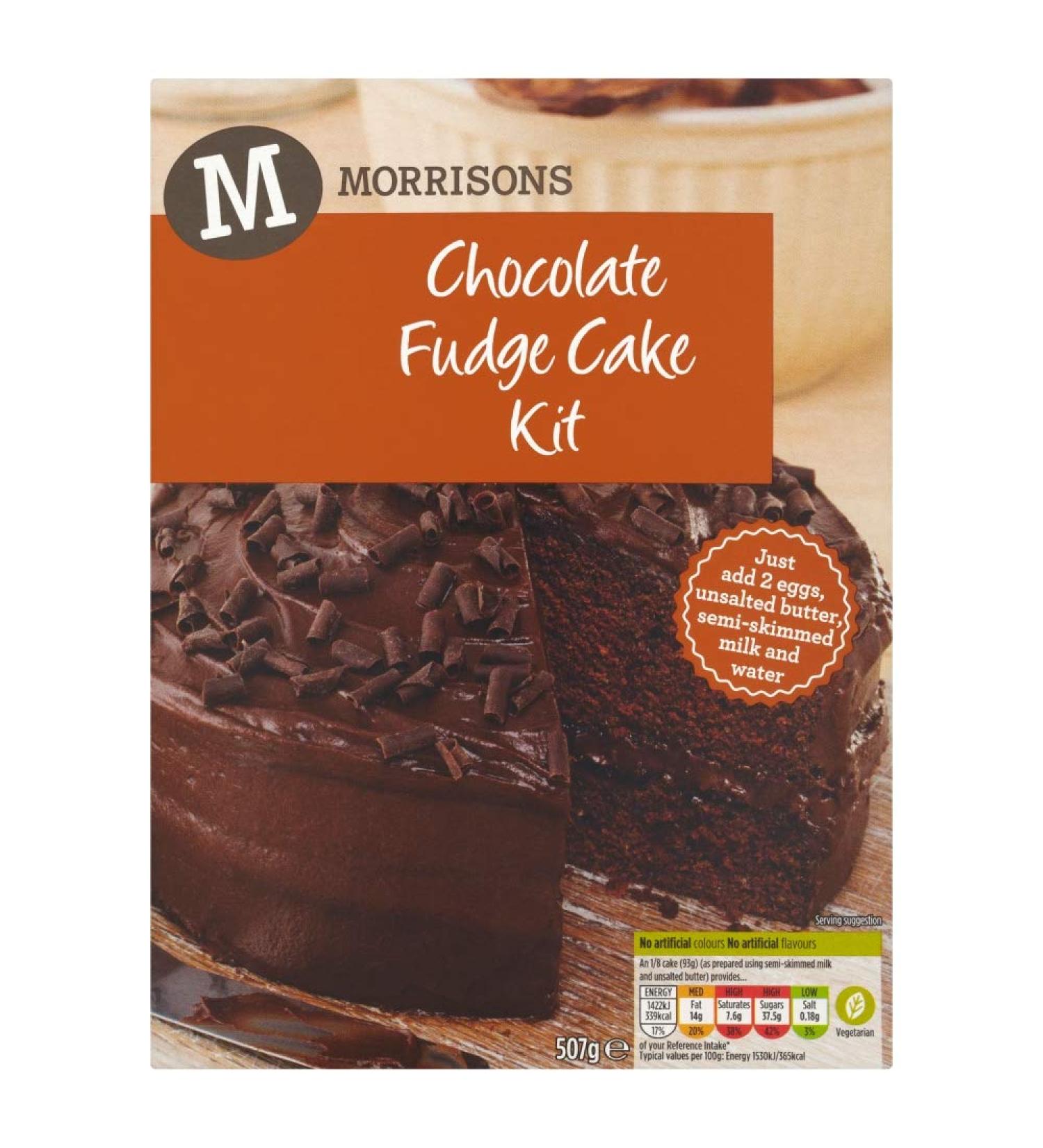 Morrisons Chocolate Fudge Cake Kit 507g