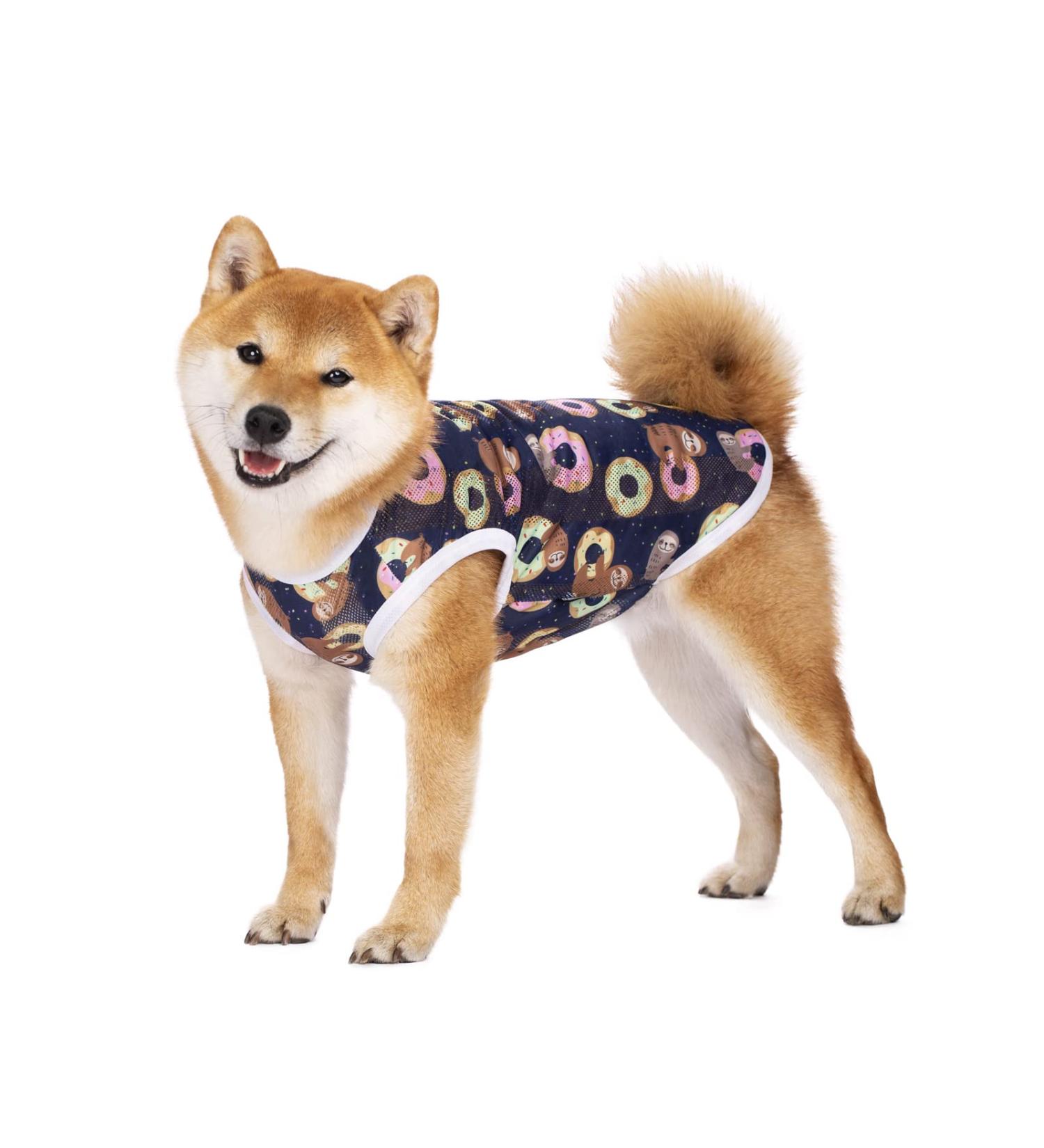 Shop Cool Summer T-Shirt for Medium & Large Dogs | Breathable Sun Protection - Pet Clothes (5XL Navy Blue) - Buy Online on GoSupps.com