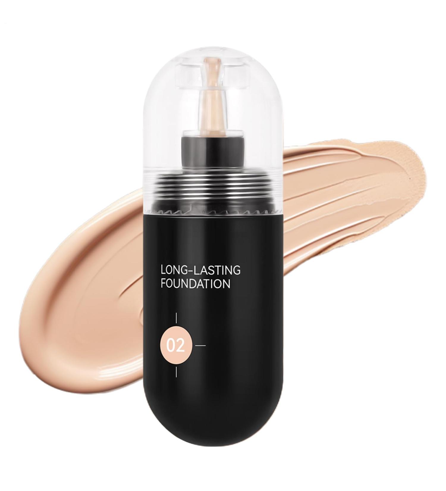 Full Coverage Foundation Matte Liquid Foundation 30ml | Moisturizing Shine-Free Makeup Base for All Skin Types - Buy Online on GoSupps.com