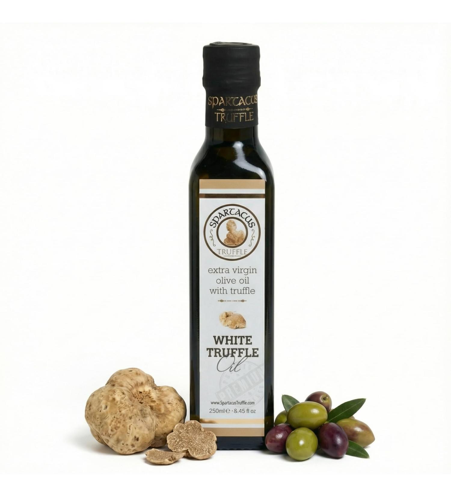 Spartacus Huile d Olive Extra Vierge la Truffe Blanche Huile Gourmet S lectionn e Assaisonnement Raffin pour P tes Salades & Cuisine Fin - Buy Online on GoSupps.com