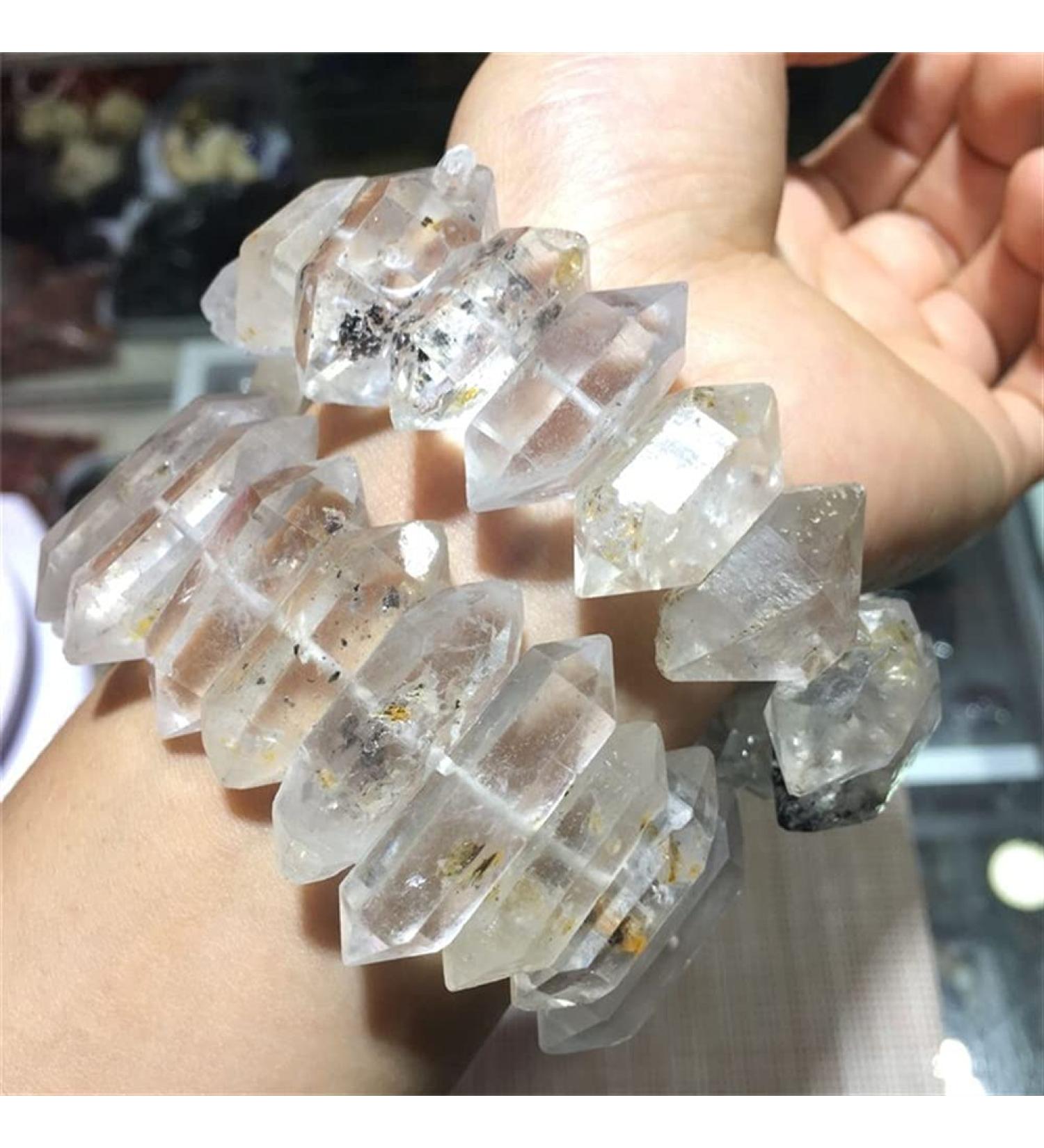 Crystal Natural Stones and Minerals Herkimer Diamond Rough Stone Crystals Clear Quartz Crystal - Buy Online on GoSupps.com