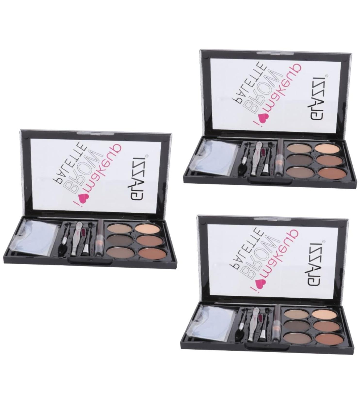 MAGICLULU 3 Sets Eyebrow Powder Set Useful Eyebrow Powder Beauty Accessories Female Eyebrow Pencil Brush - Buy Online on GoSupps.com