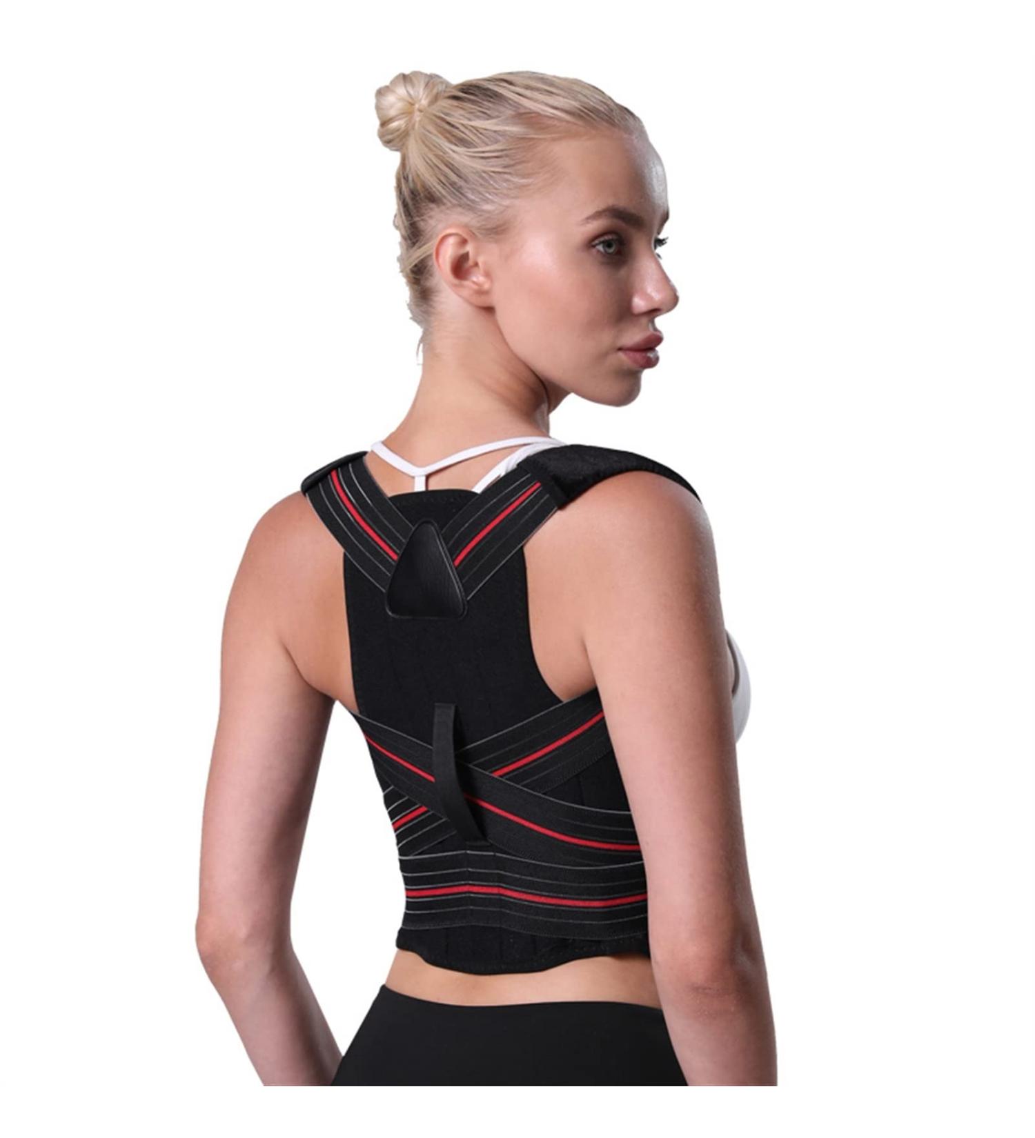 Shoulder Lumbar Support Belt Corset Posture Correction Health Care Adjustable Clavicle Posture Corrector Men Woemen Back Brace (Size : Large) - Buy Online on GoSupps.com