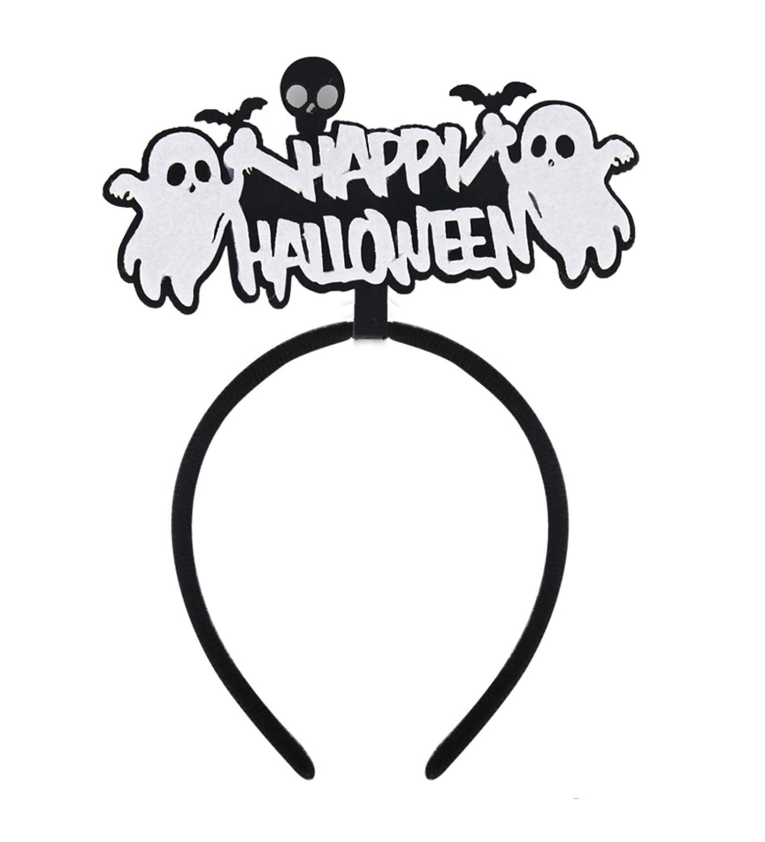 hgnxa Classical Halloween Headband Pumpkin Wing Hair Hoop Headdress Decorative Hair Accs for Day of the Dead ostume - Buy Online on GoSupps.com